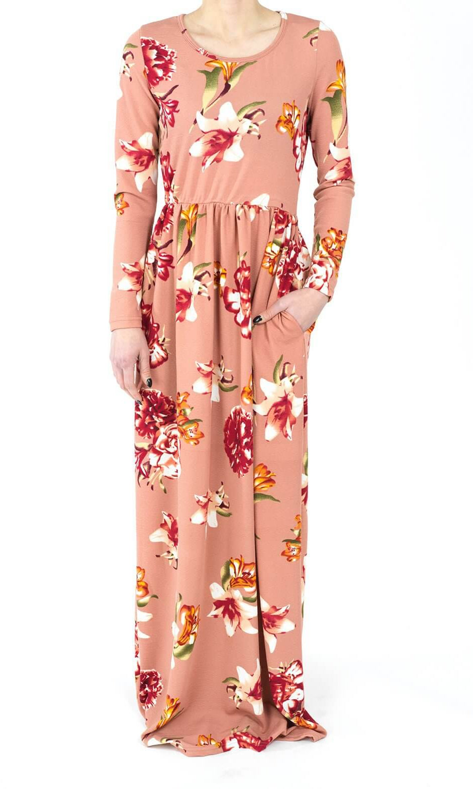 Blush Bella Textured Print Dress Kabayare