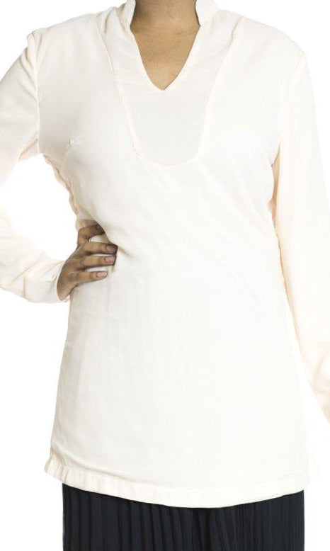 Blush chiffon tunic Kabayare