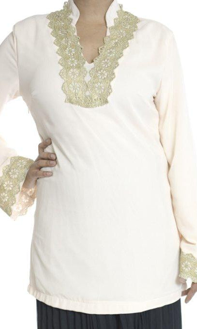 Blush Embroidered Tunic Kabayare