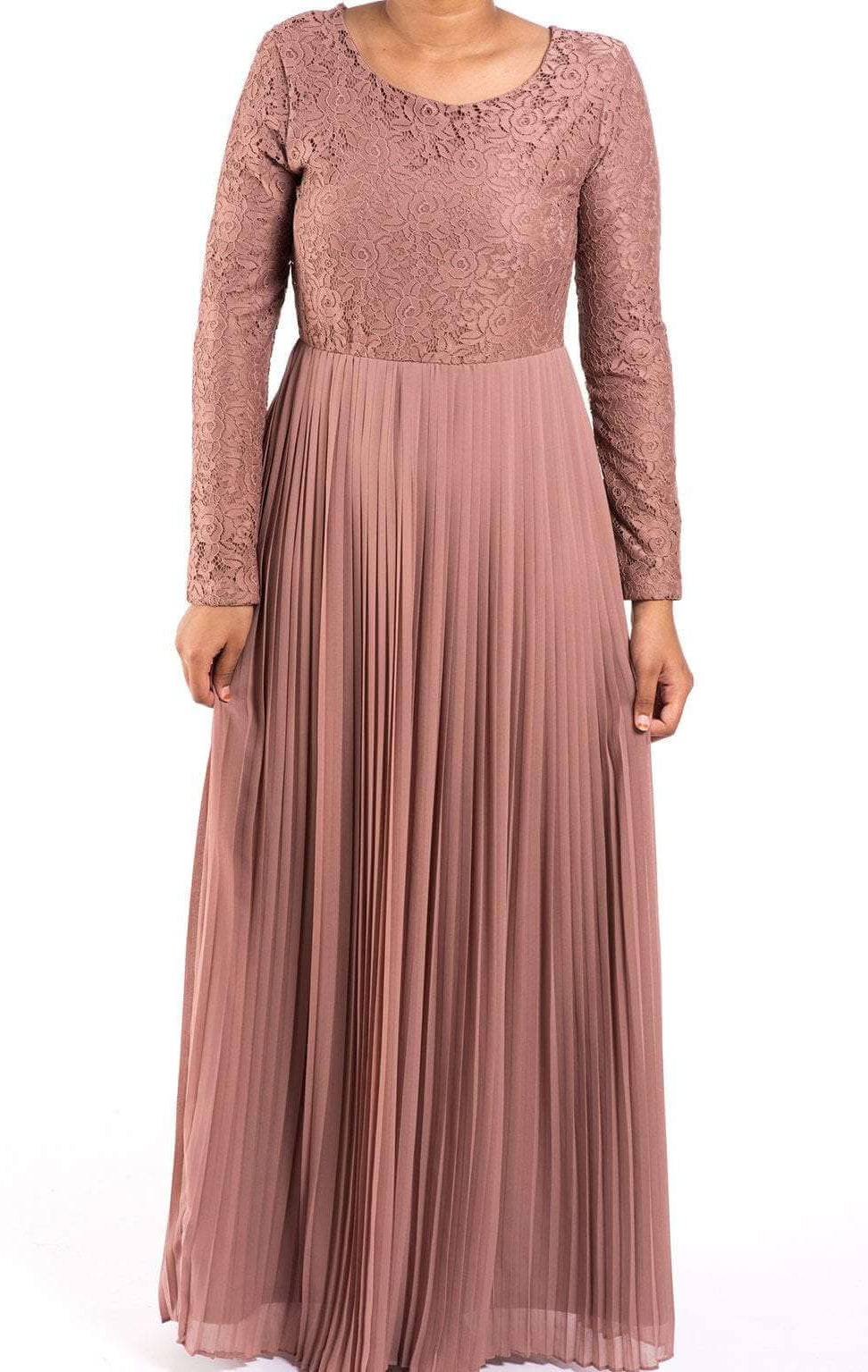 Blush Naveera Pleated Maxi Dress Kabayare