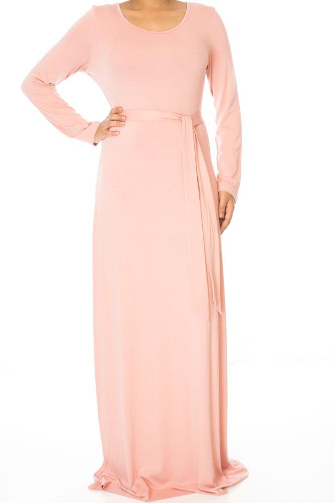 Blush Rayon Maxi dress Kabayare