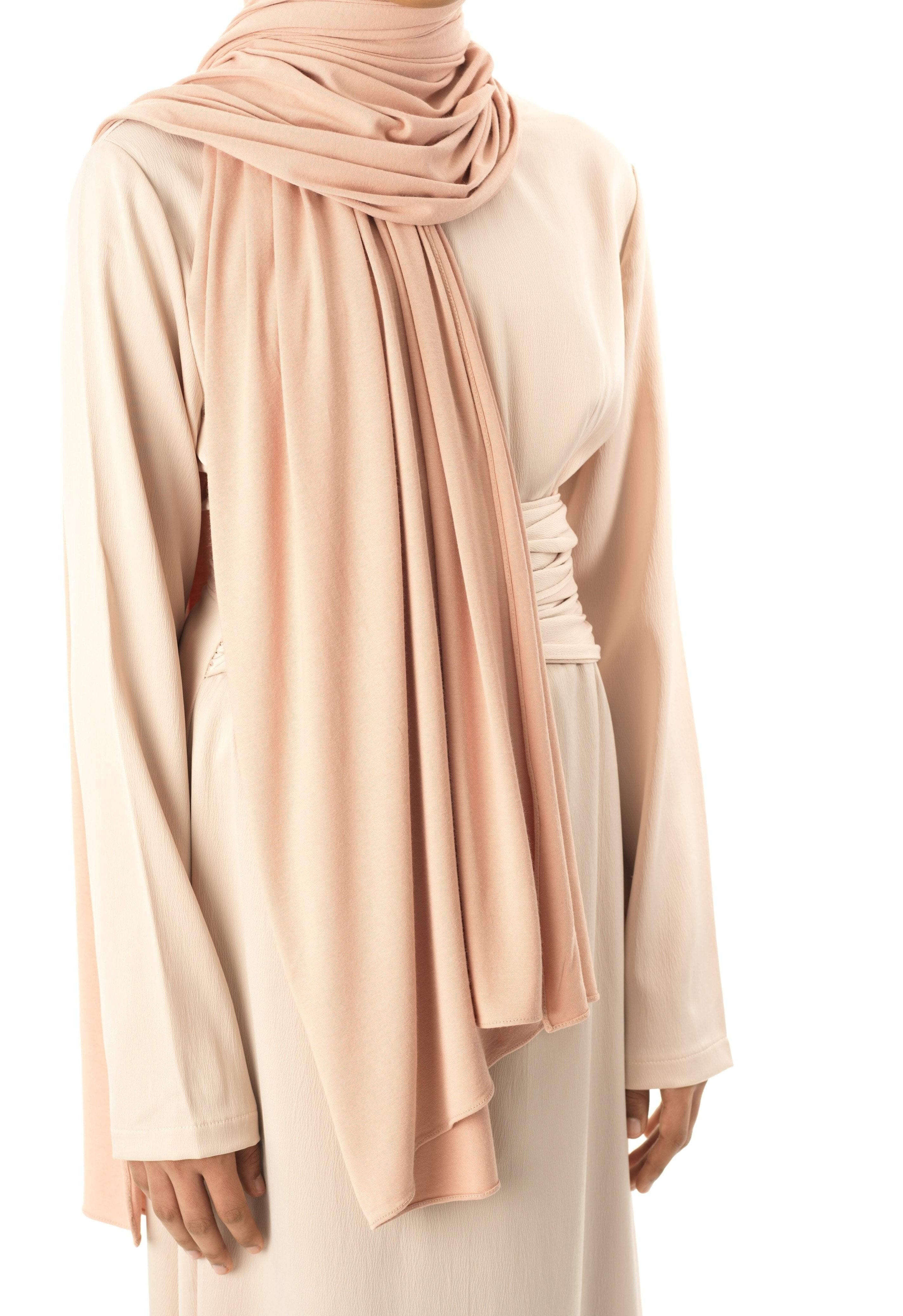 Blush Signature Jersey Hijab Kabayare