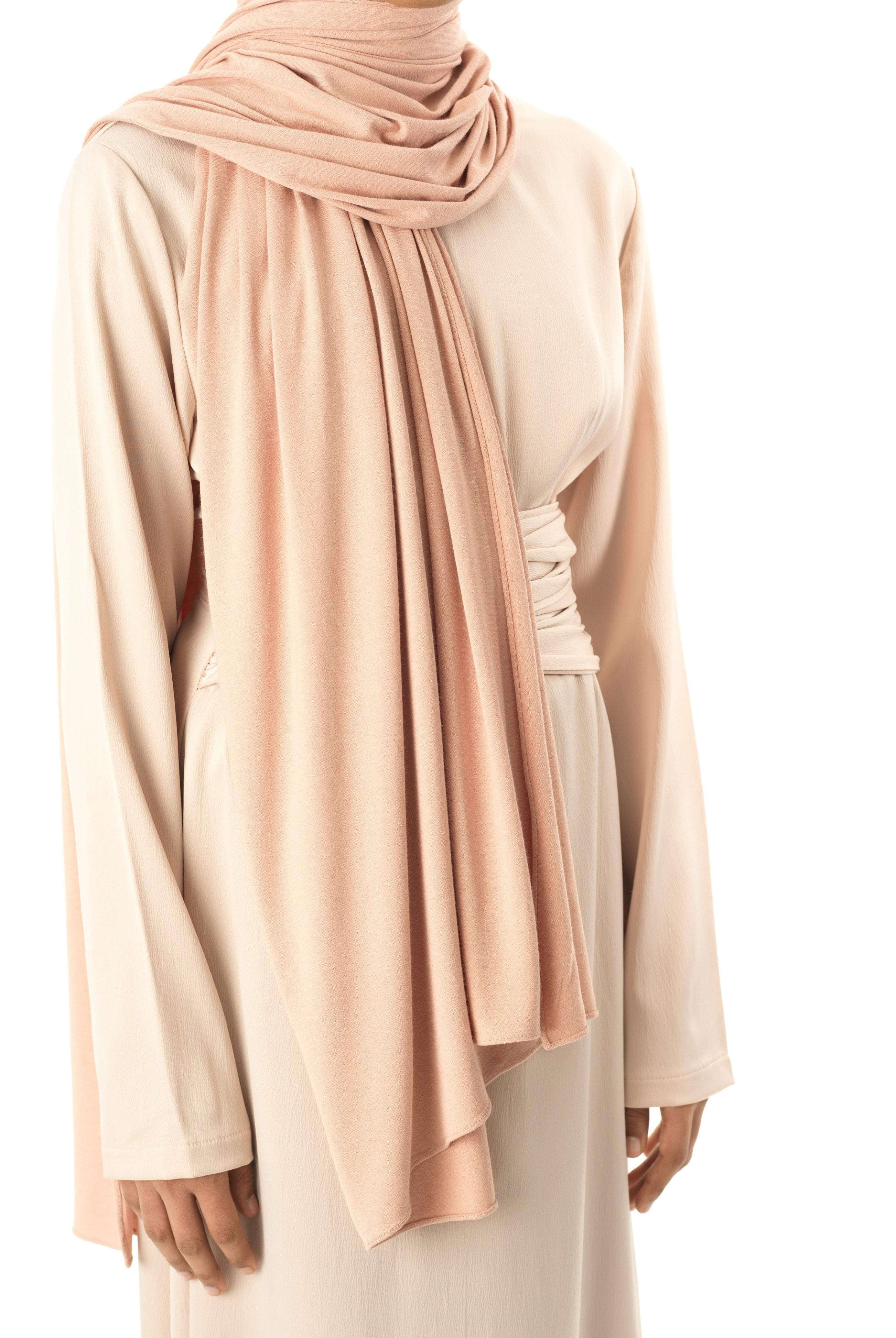 Blush Signature Jersey Hijab Kabayare