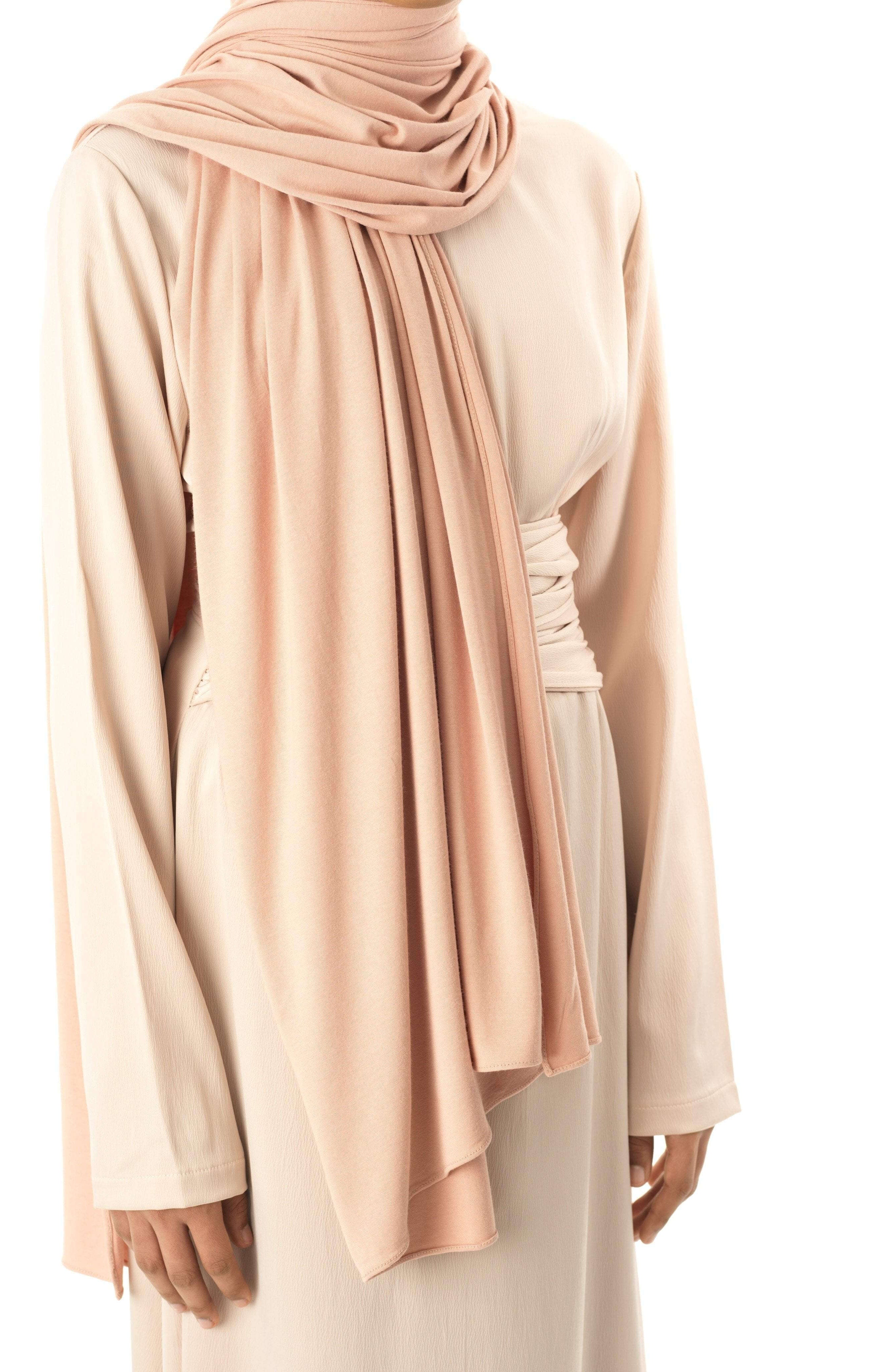 Blush Signature Jersey Hijab Kabayare