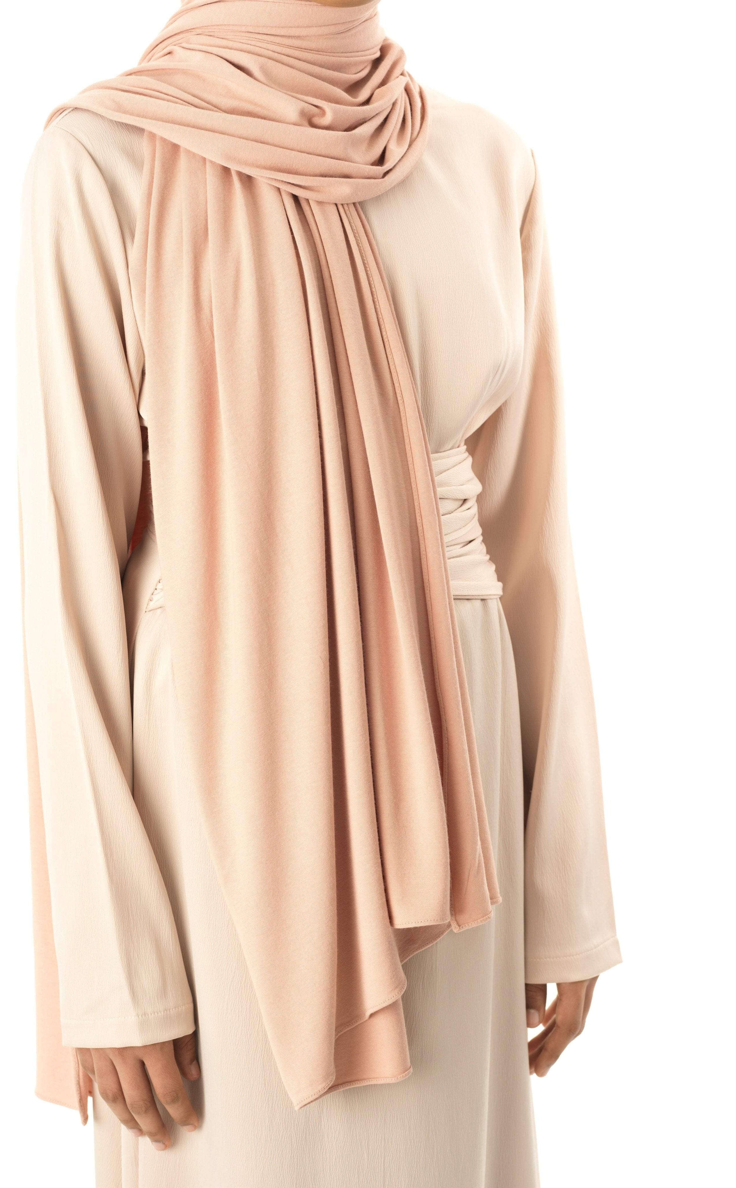Blush Signature Jersey Hijab Kabayare