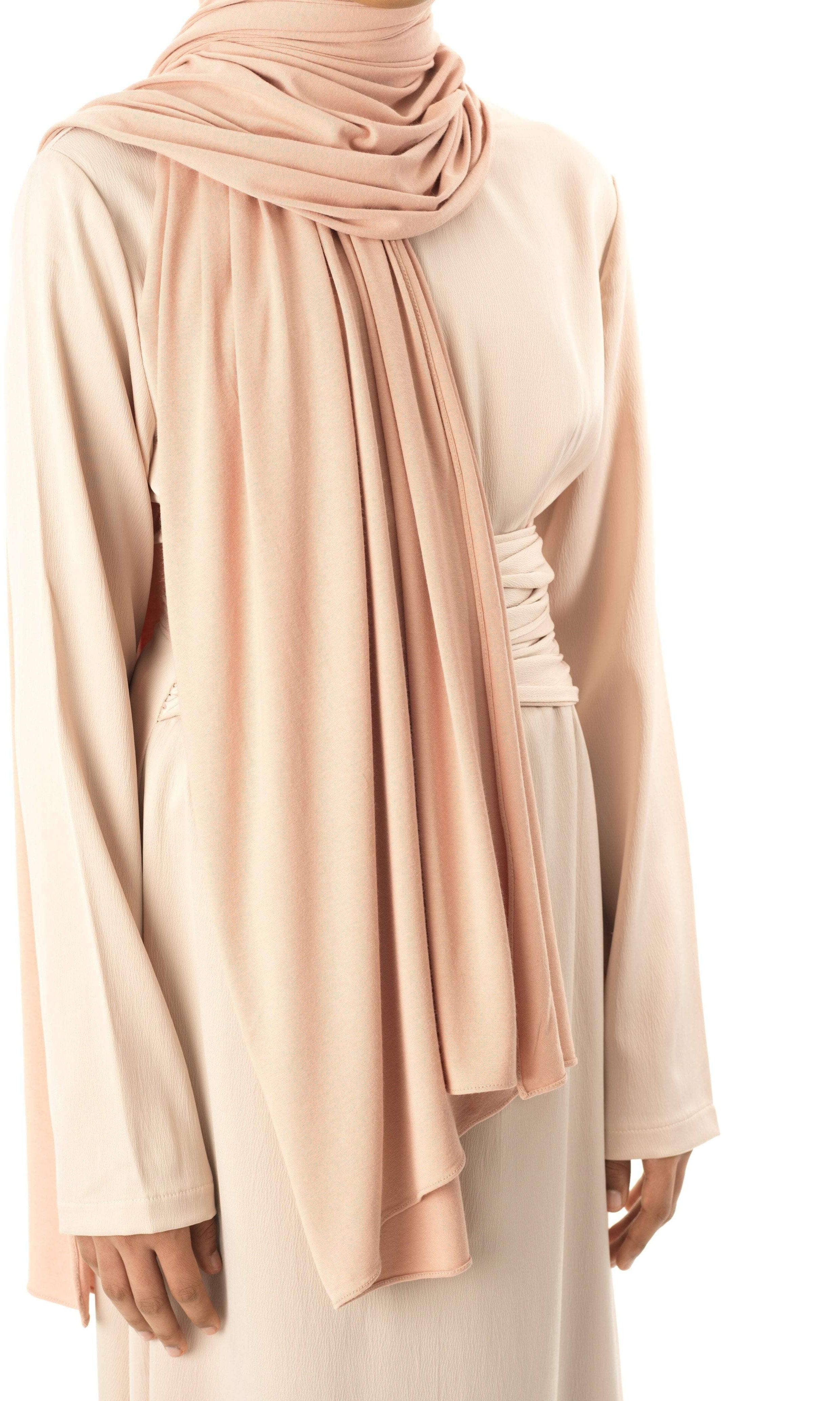 Blush Signature Jersey Hijab Kabayare
