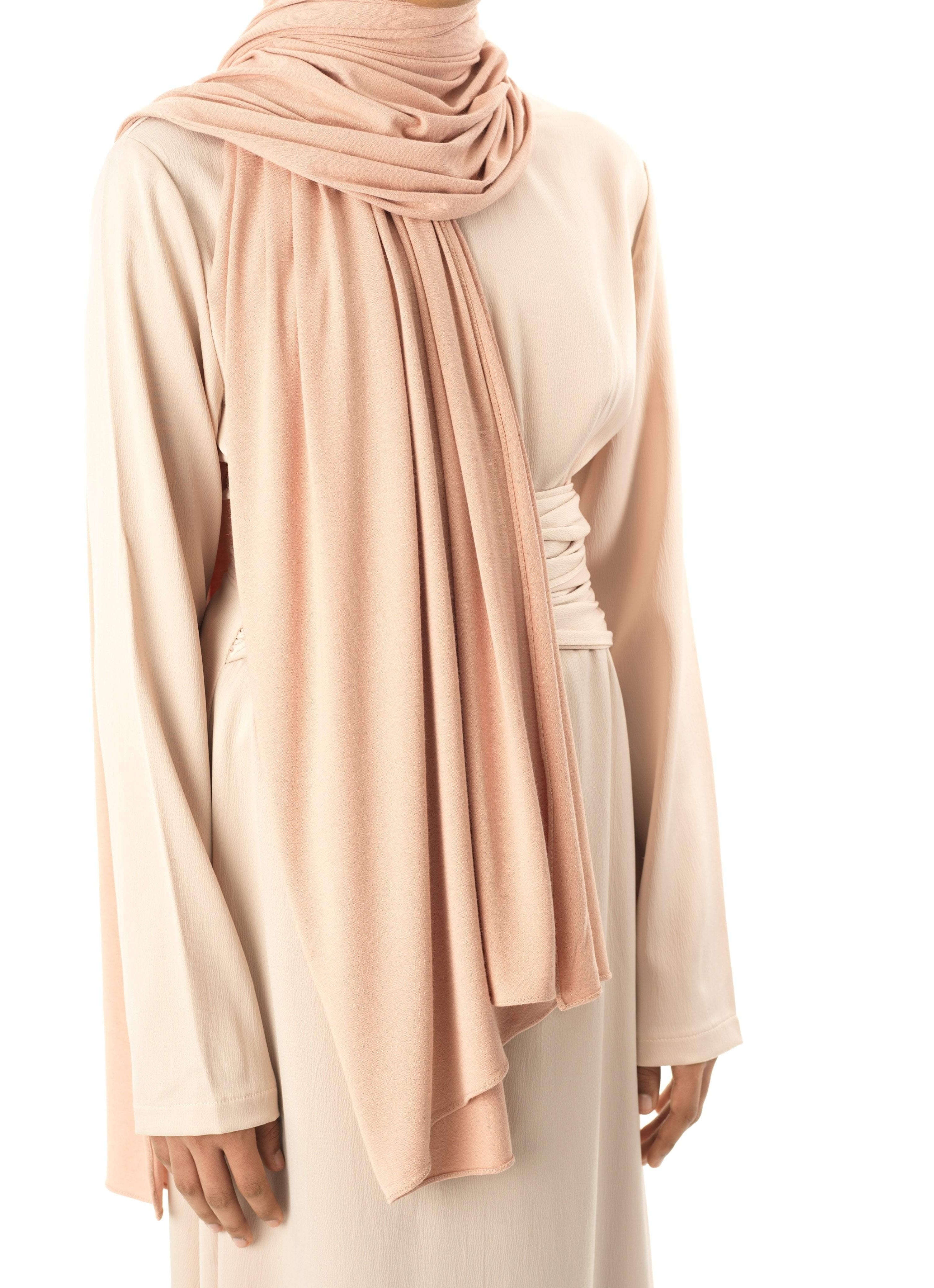 Blush Signature Jersey Hijab Kabayare