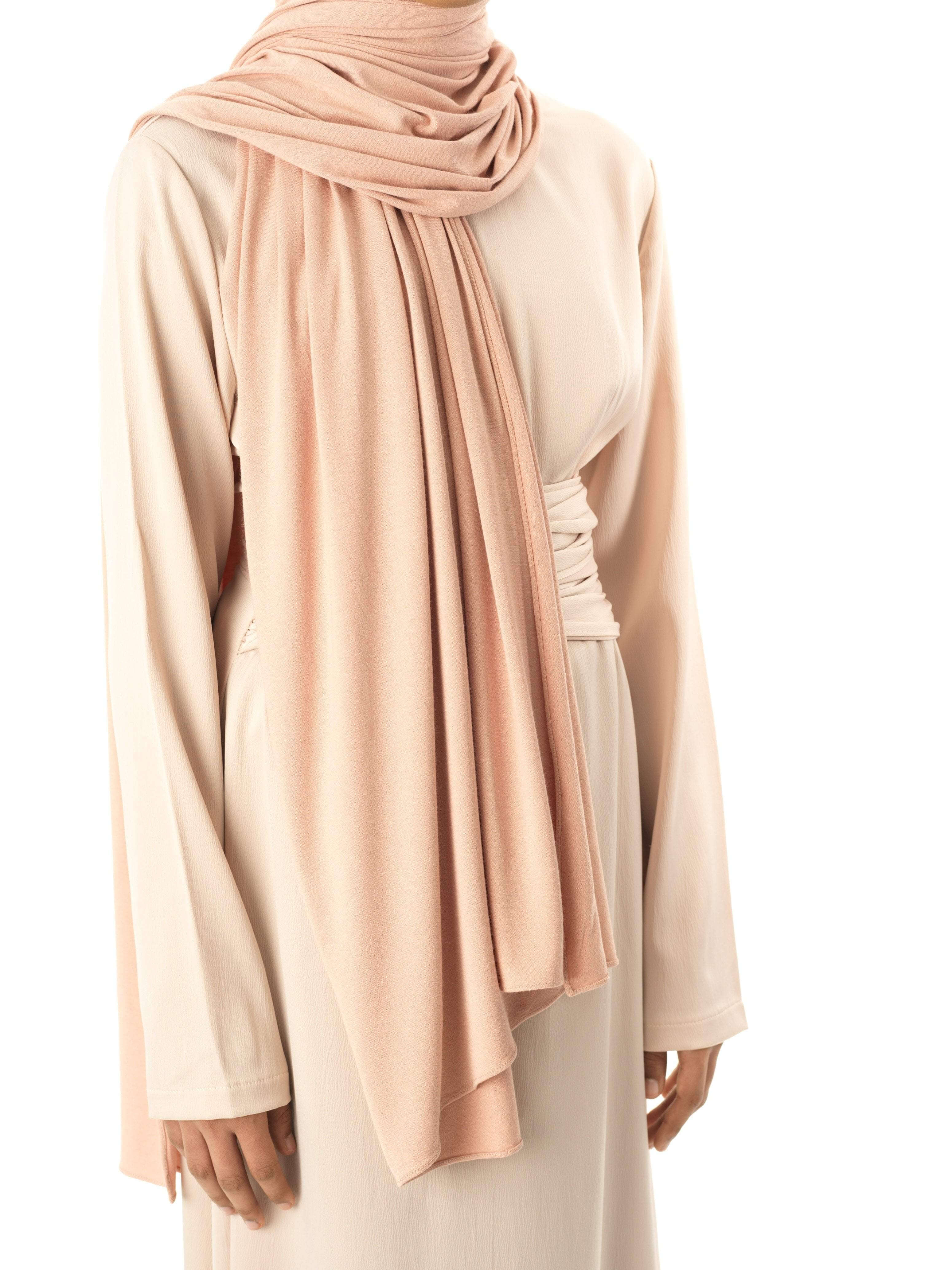 Blush Signature Jersey Hijab Kabayare