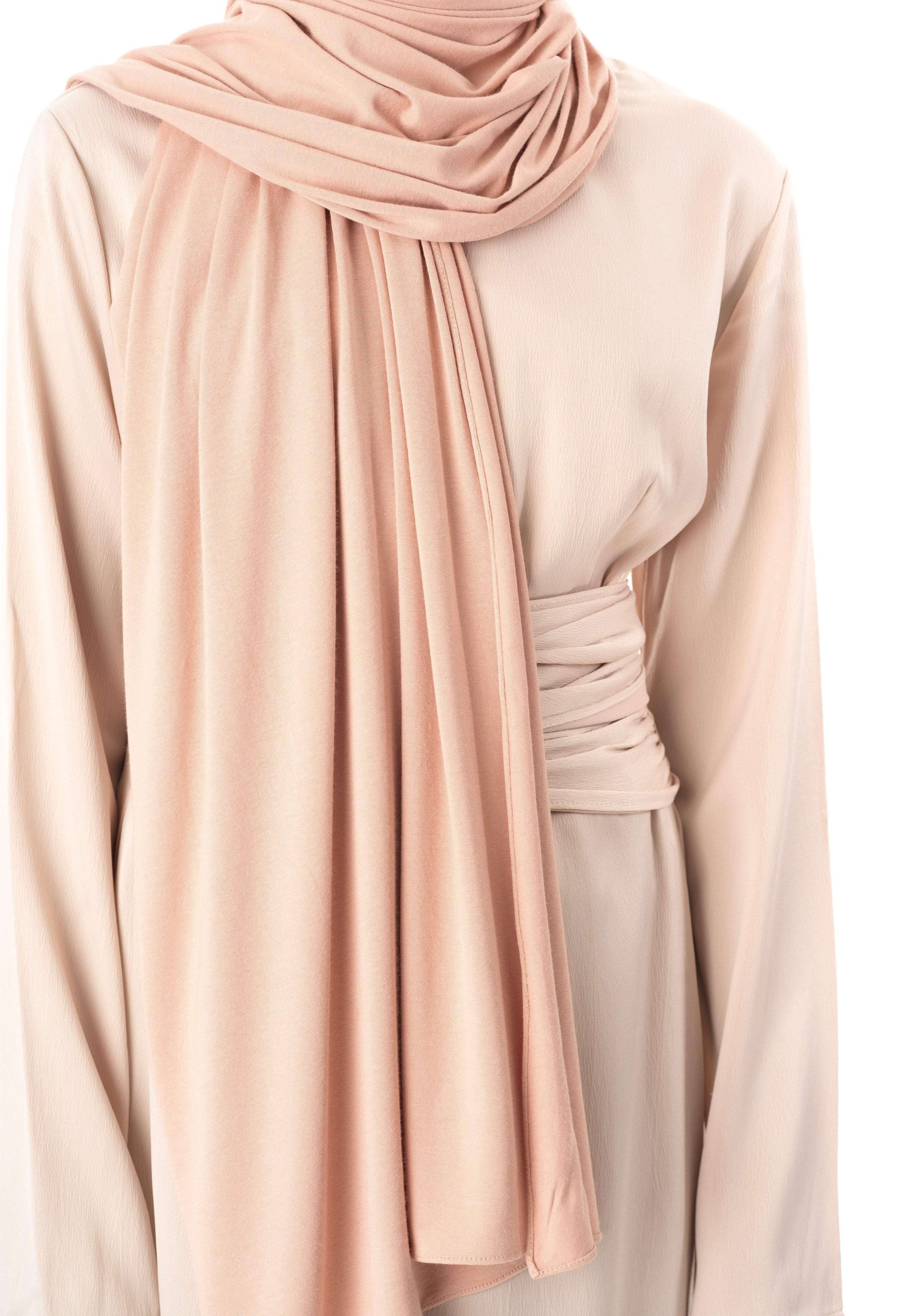 Blush Signature Jersey Hijab Kabayare