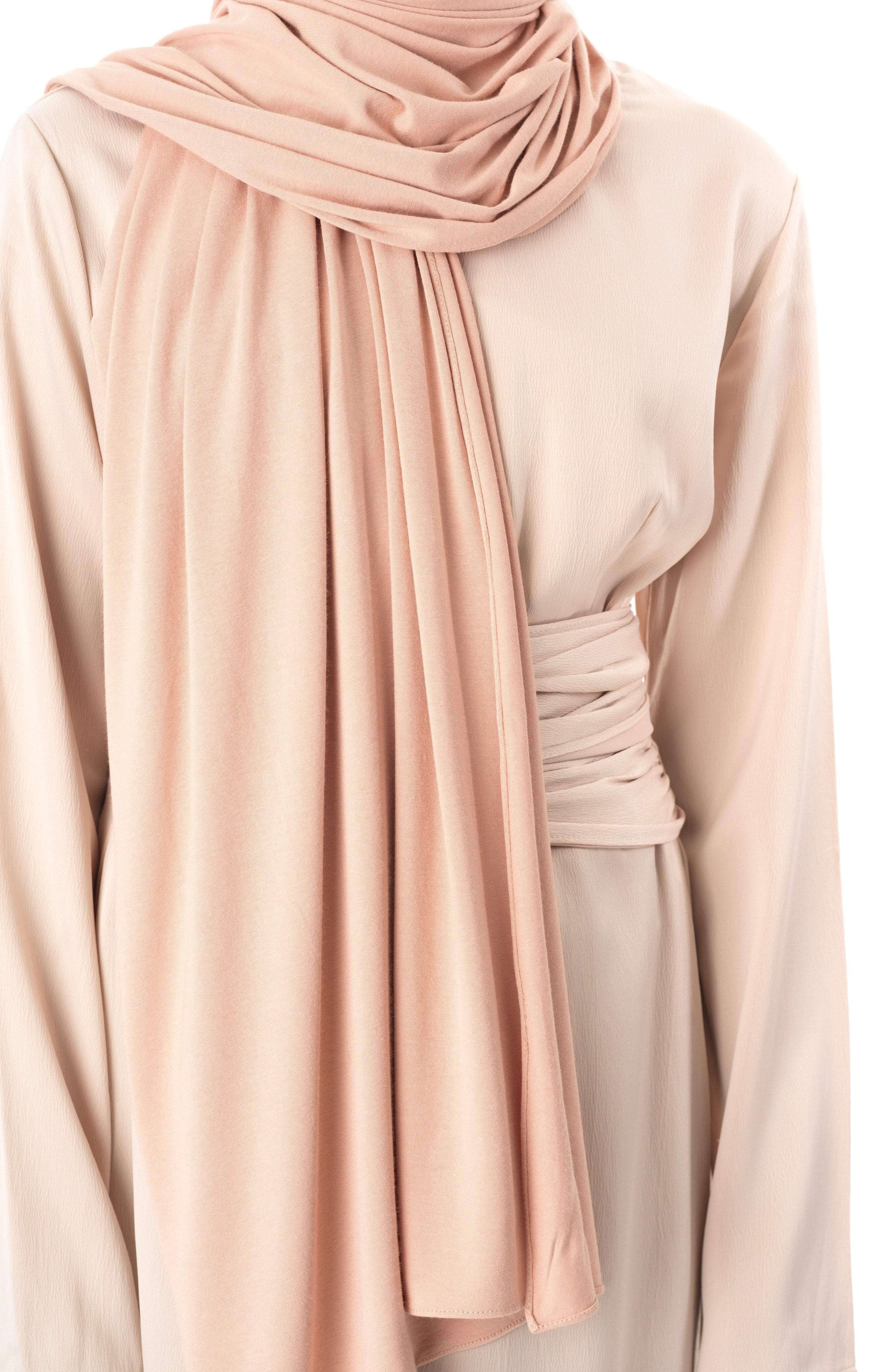Blush Signature Jersey Hijab Kabayare