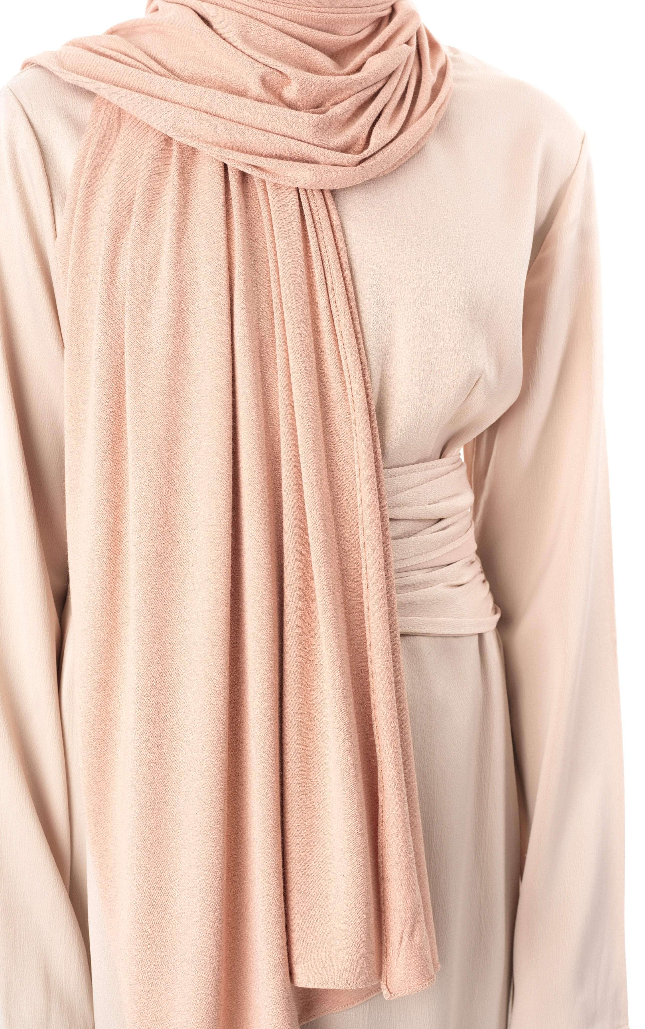Blush Signature Jersey Hijab Kabayare