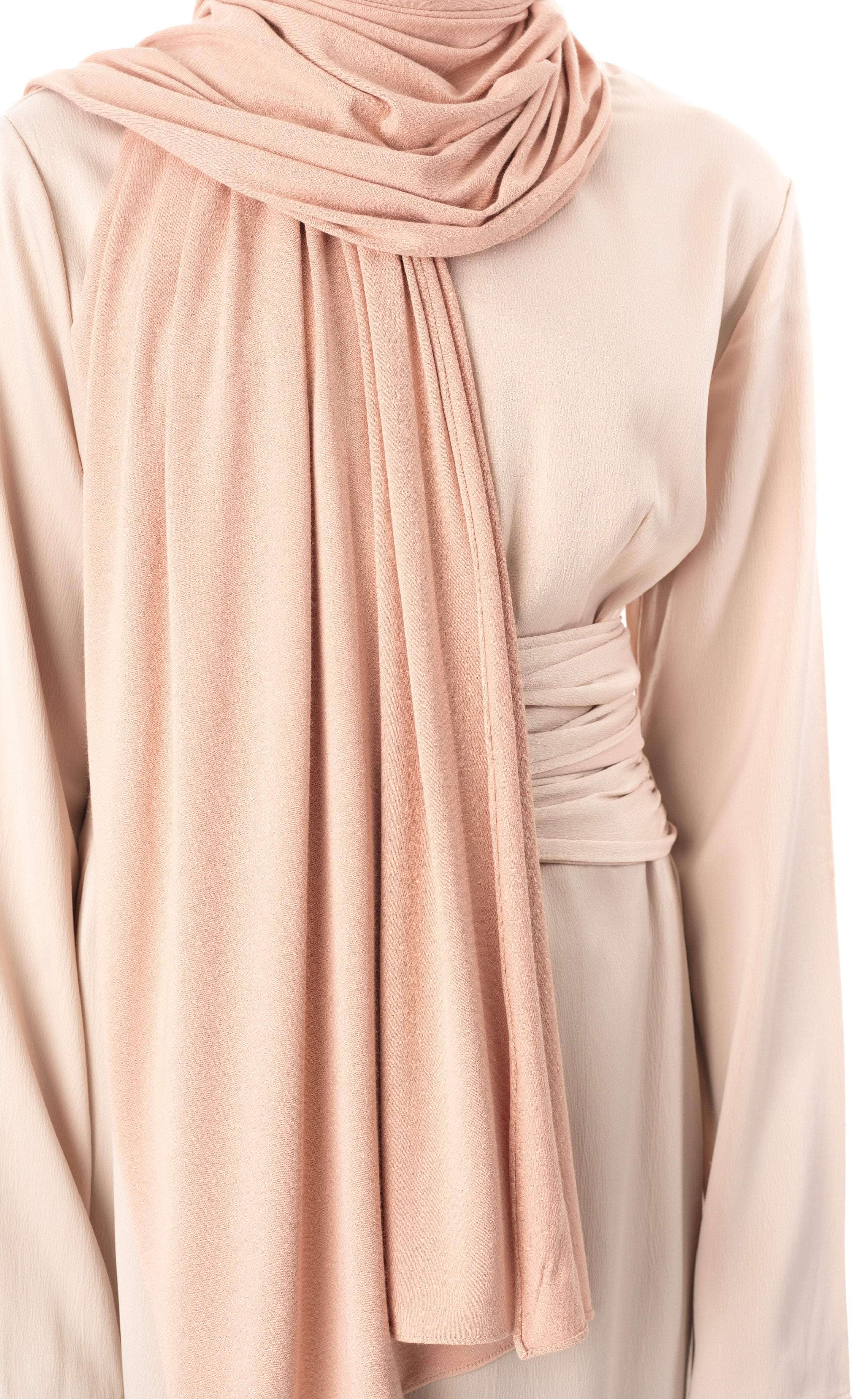 Blush Signature Jersey Hijab Kabayare