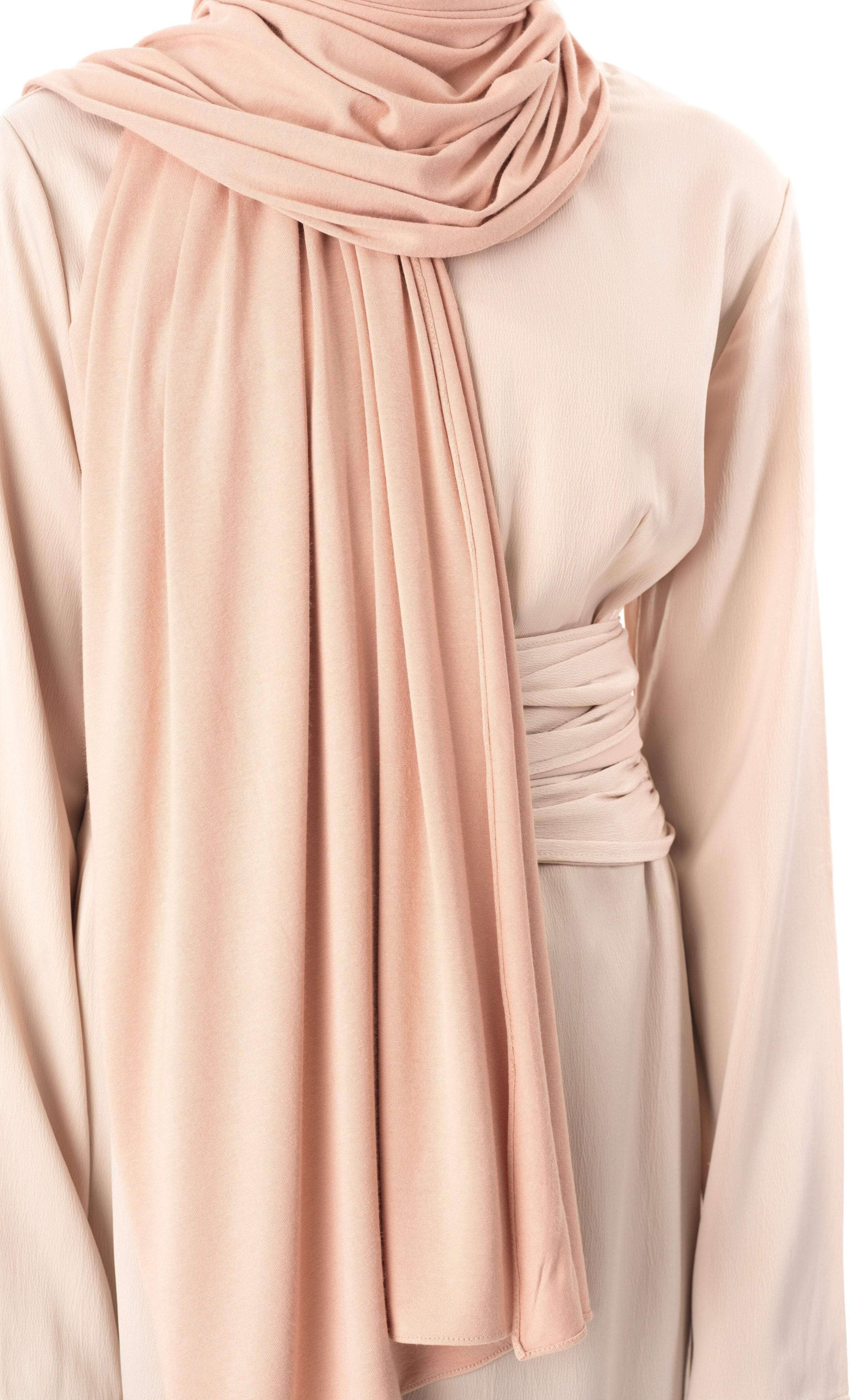 Blush Signature Jersey Hijab Kabayare
