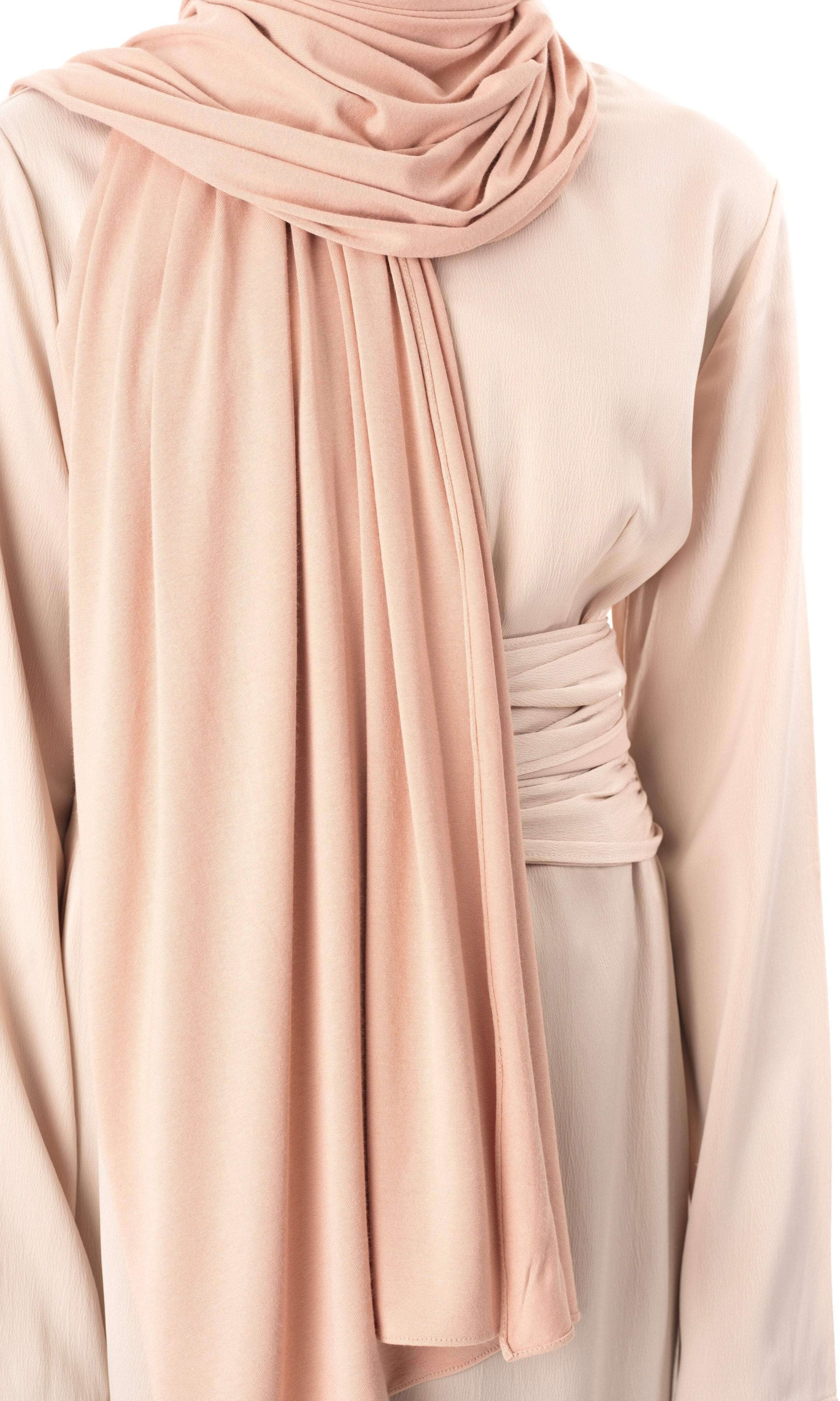 Blush Signature Jersey Hijab Kabayare