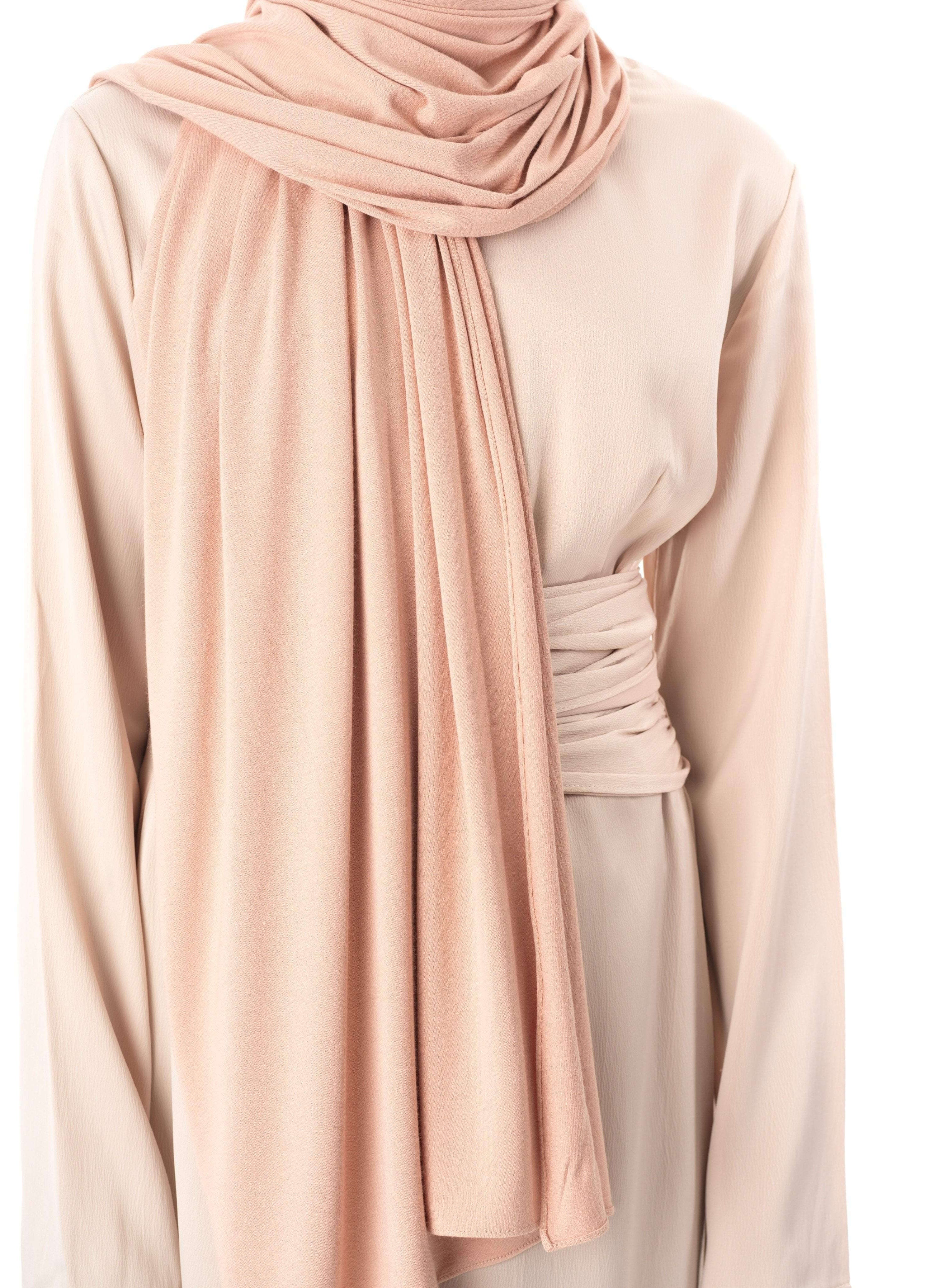 Blush Signature Jersey Hijab Kabayare