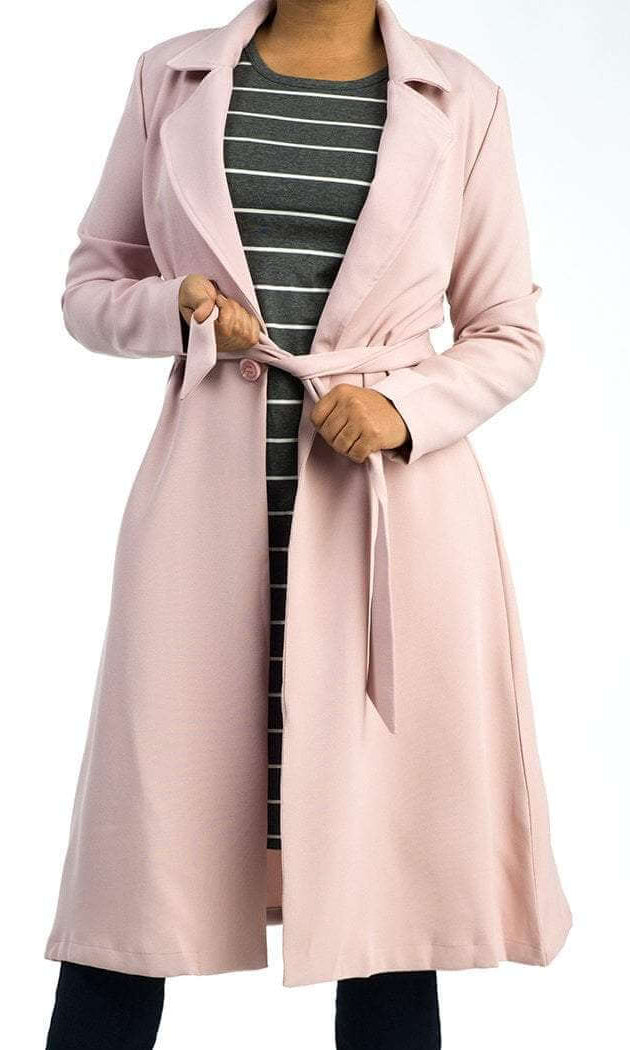 Blush trench jacket Kabayare