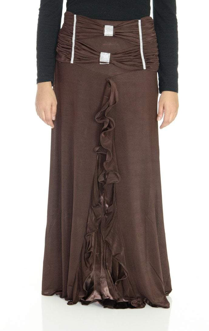 Brown Convertible Skirt Kabayare