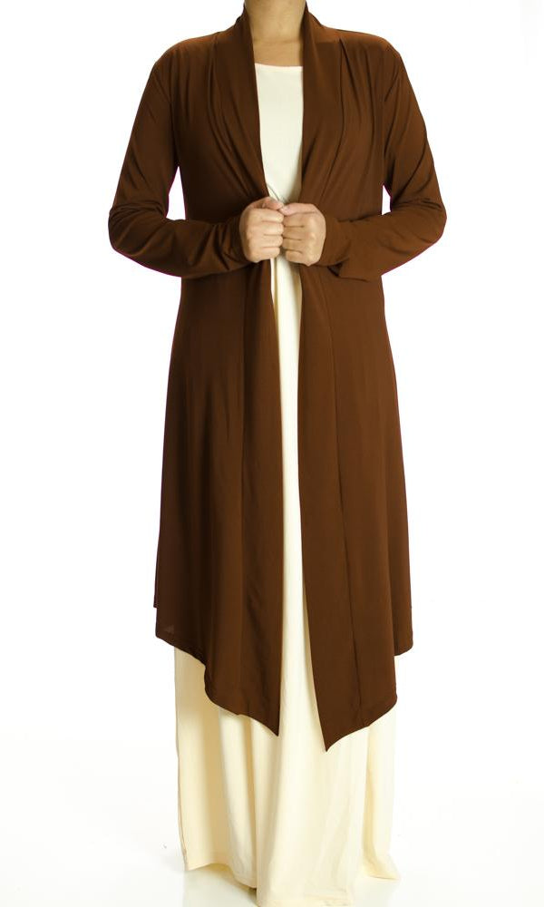 Brown Maxi Cardigan Kabayare