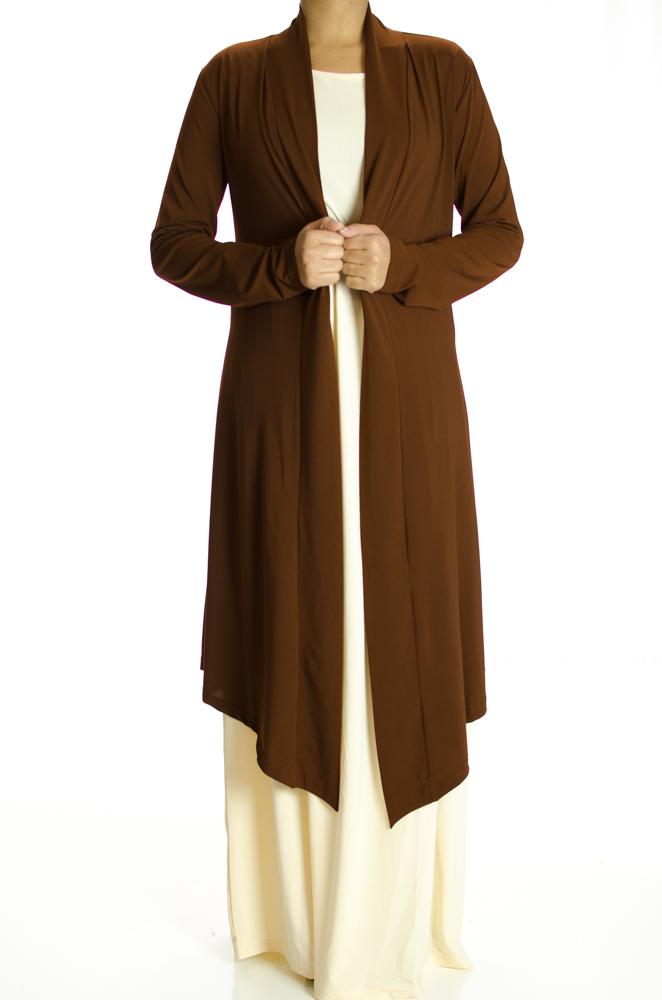 Brown Maxi Cardigan Kabayare