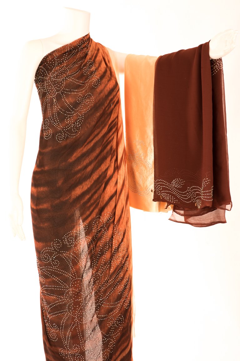 Brown Sugar Silk Chiffon Dirac Kabayare