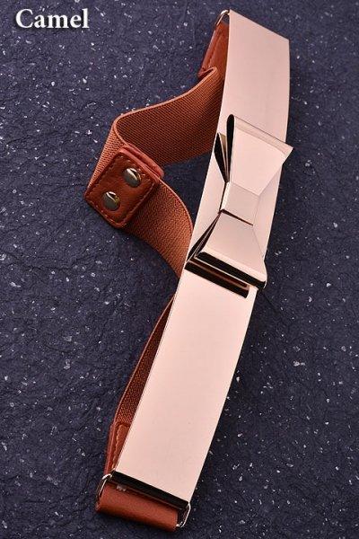Caramel Bow tie Belt Kabayare