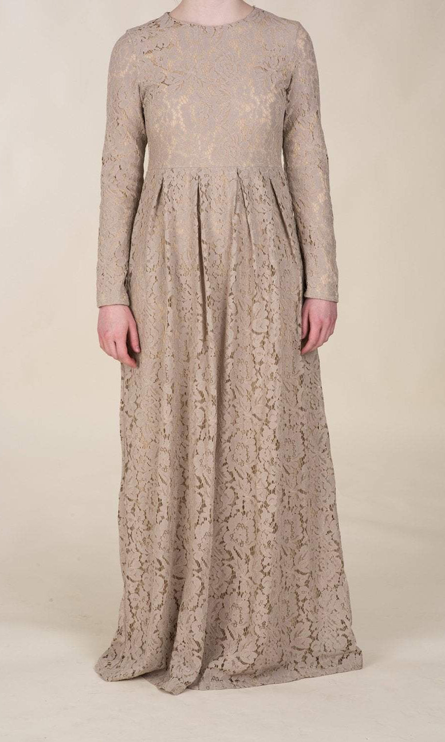 Chai Floral Pattern Lace Dress Kabayare