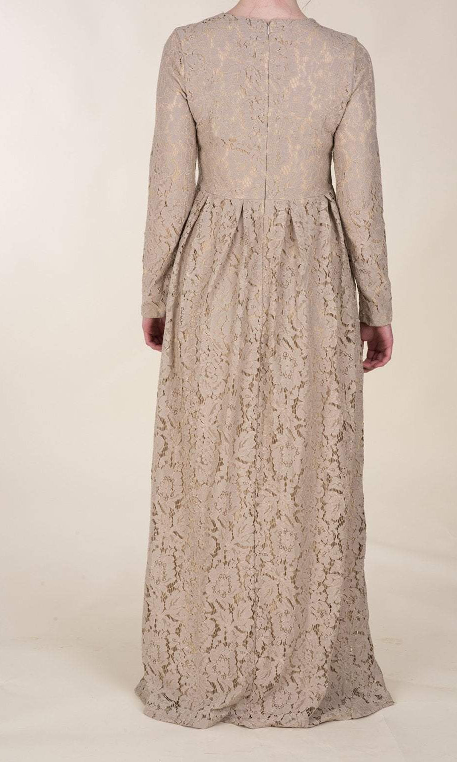 Chai Floral Pattern Lace Dress Kabayare