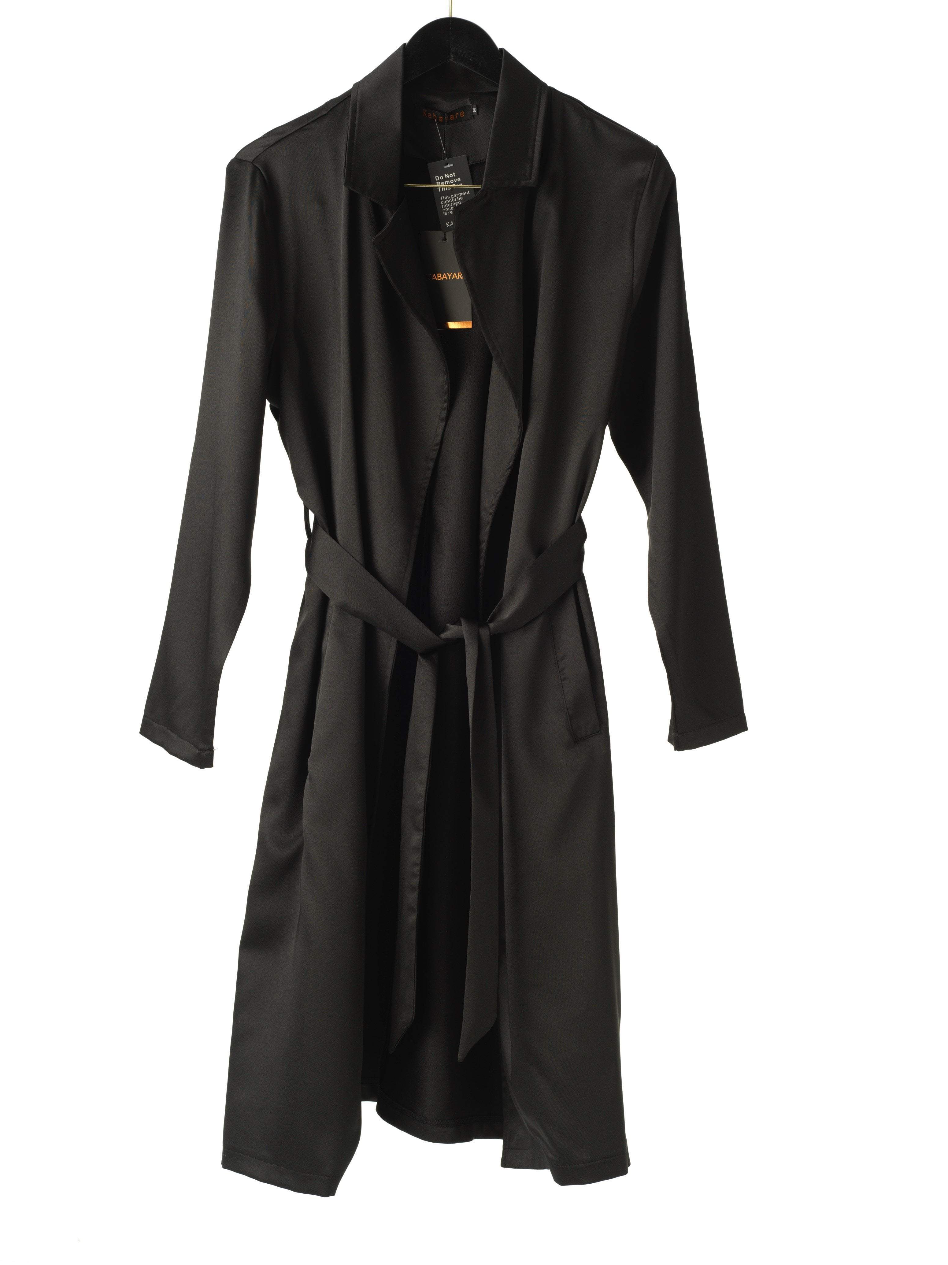 Classy satin trench jacket Kabayare