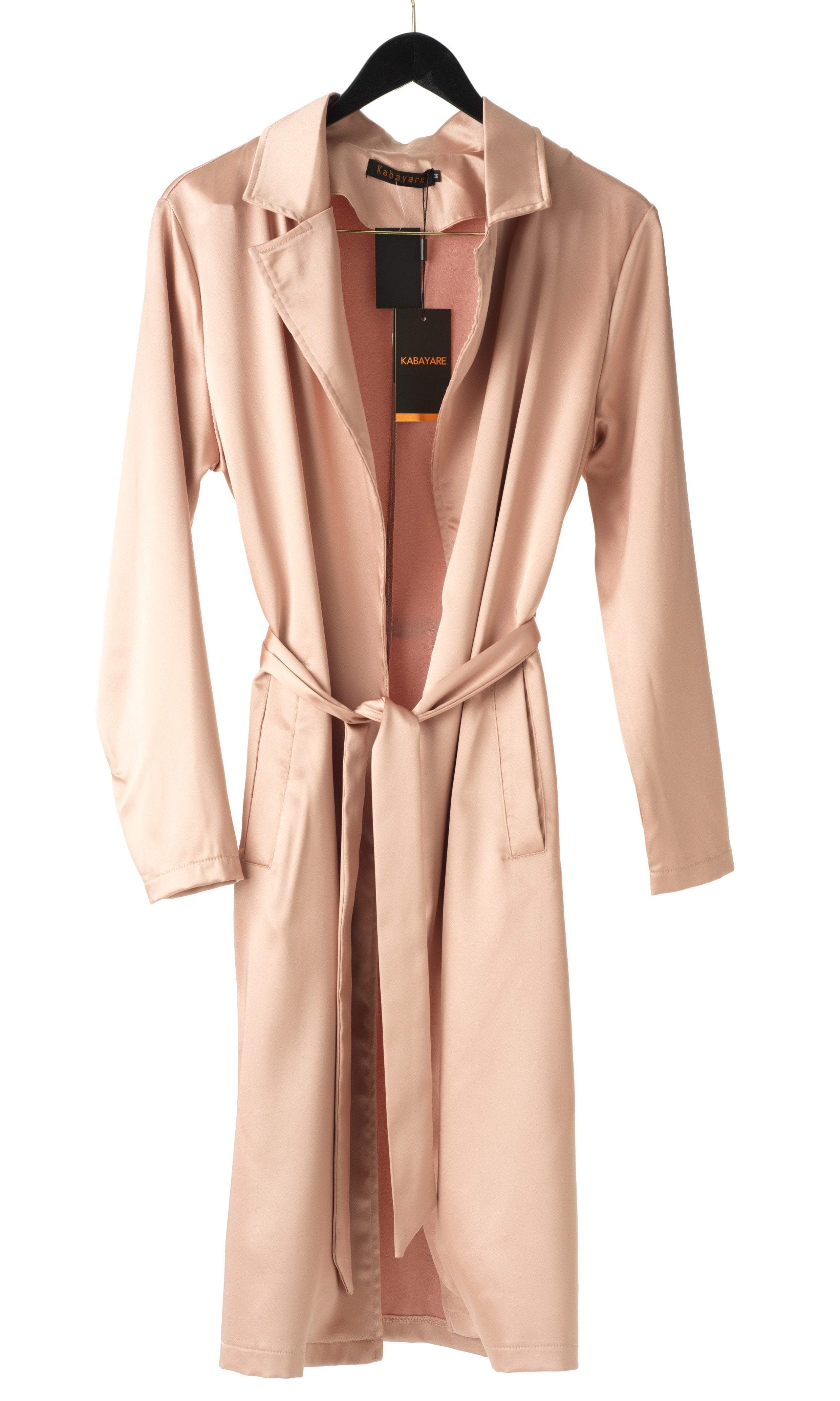 Classy satin trench jacket Kabayare