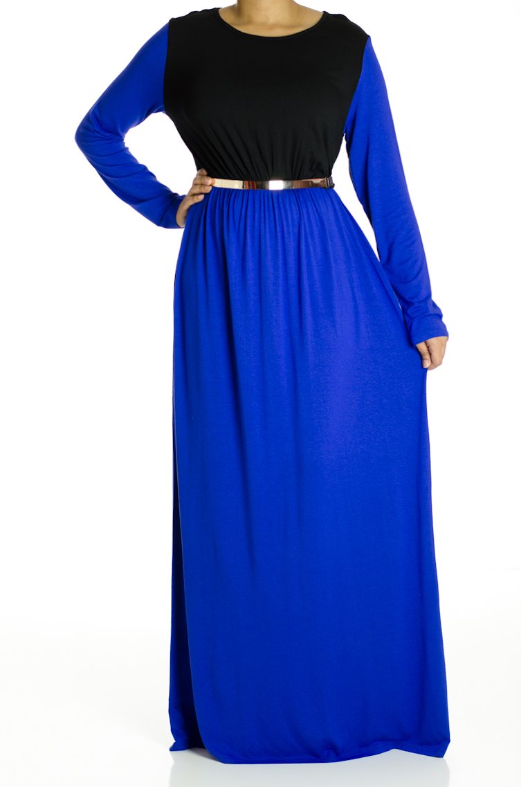 Cobalt Cotton Candy Maxi Dress Kabayare