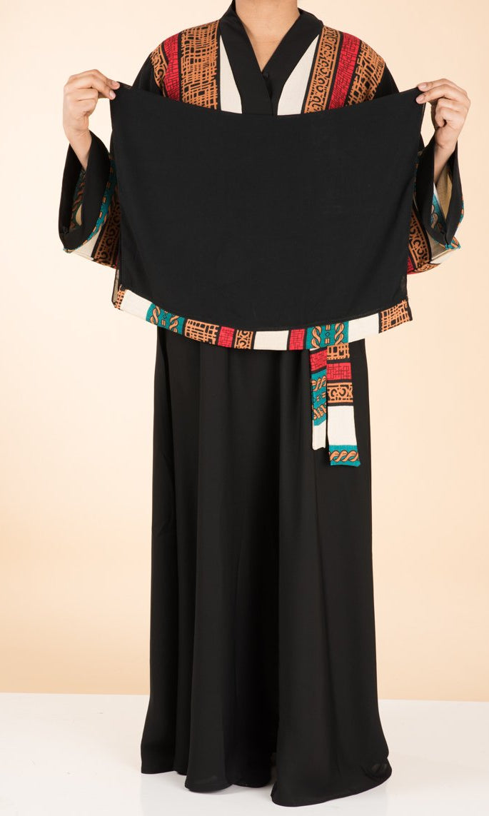 colorful aztec Abaya Kabayare