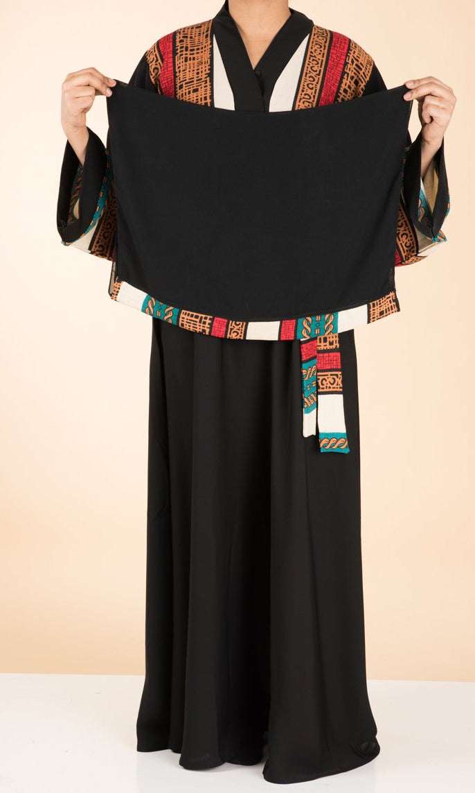 colorful aztec Abaya Kabayare