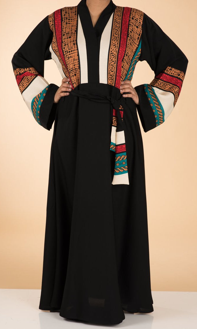 colorful aztec Abaya Kabayare