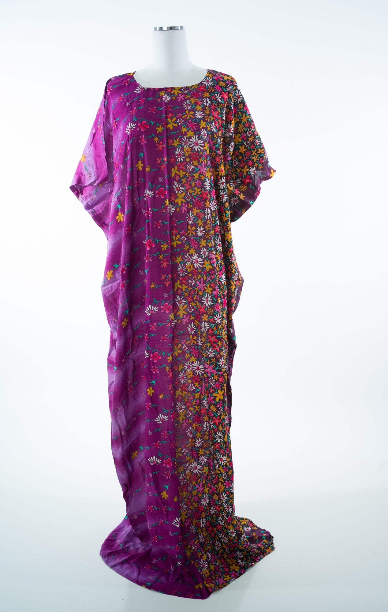 colorful garden Print Bati Dress Kabayare