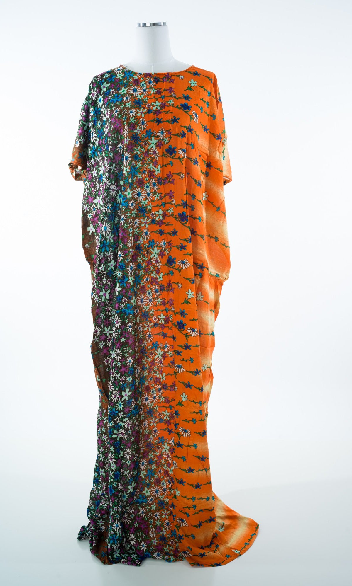colorful garden Print Bati Dress Kabayare