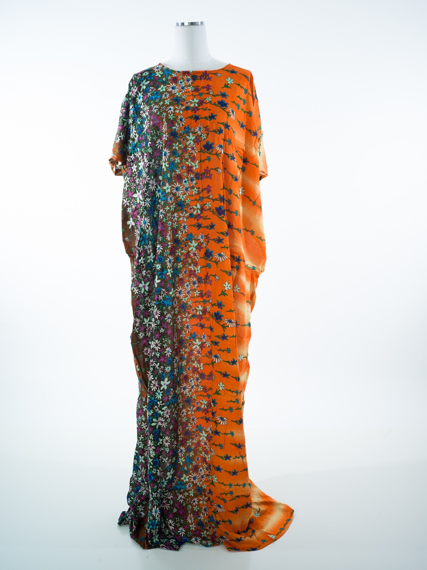 colorful garden Print Bati Dress Kabayare