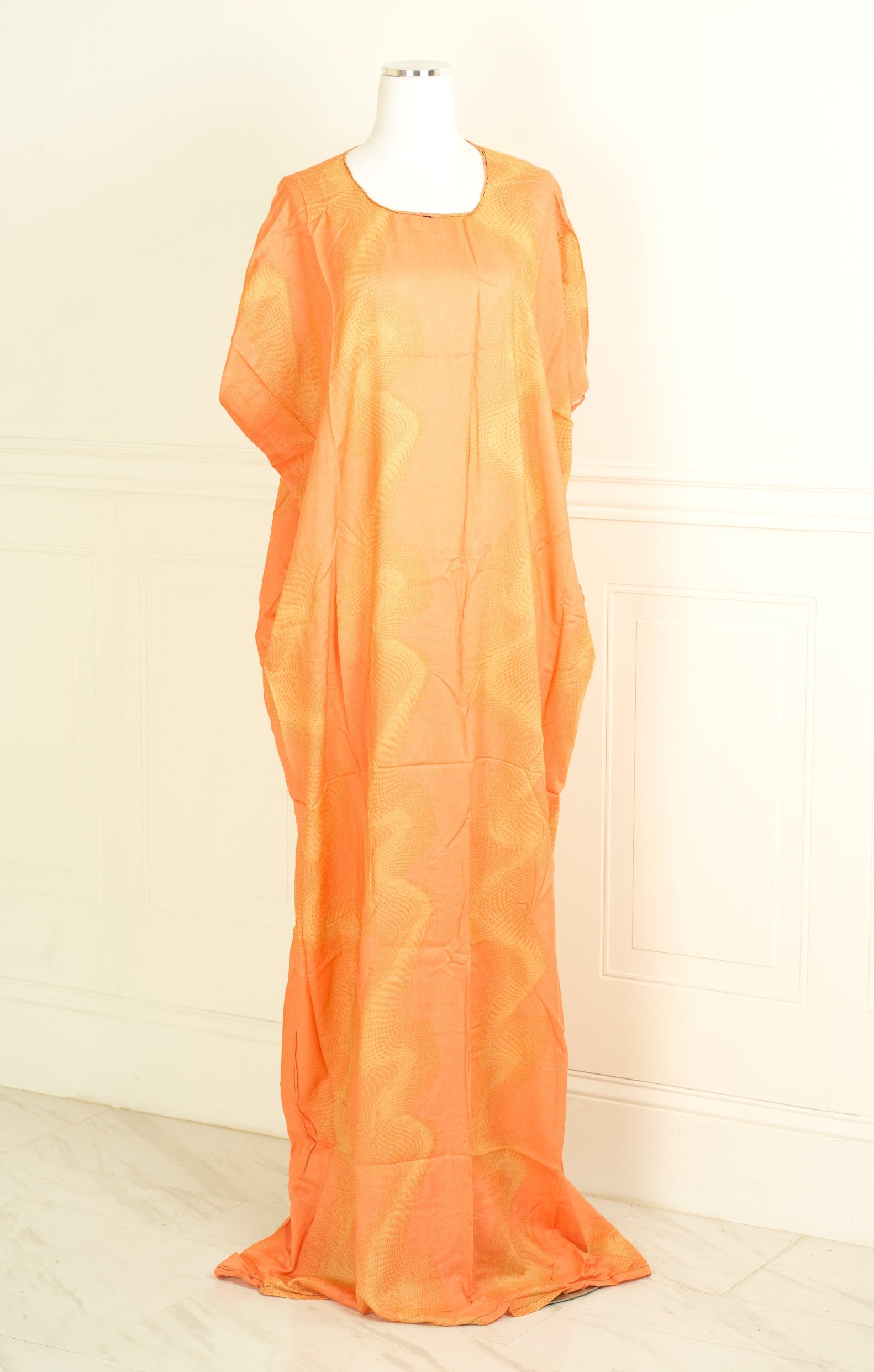 coral pastel print bati dress KF