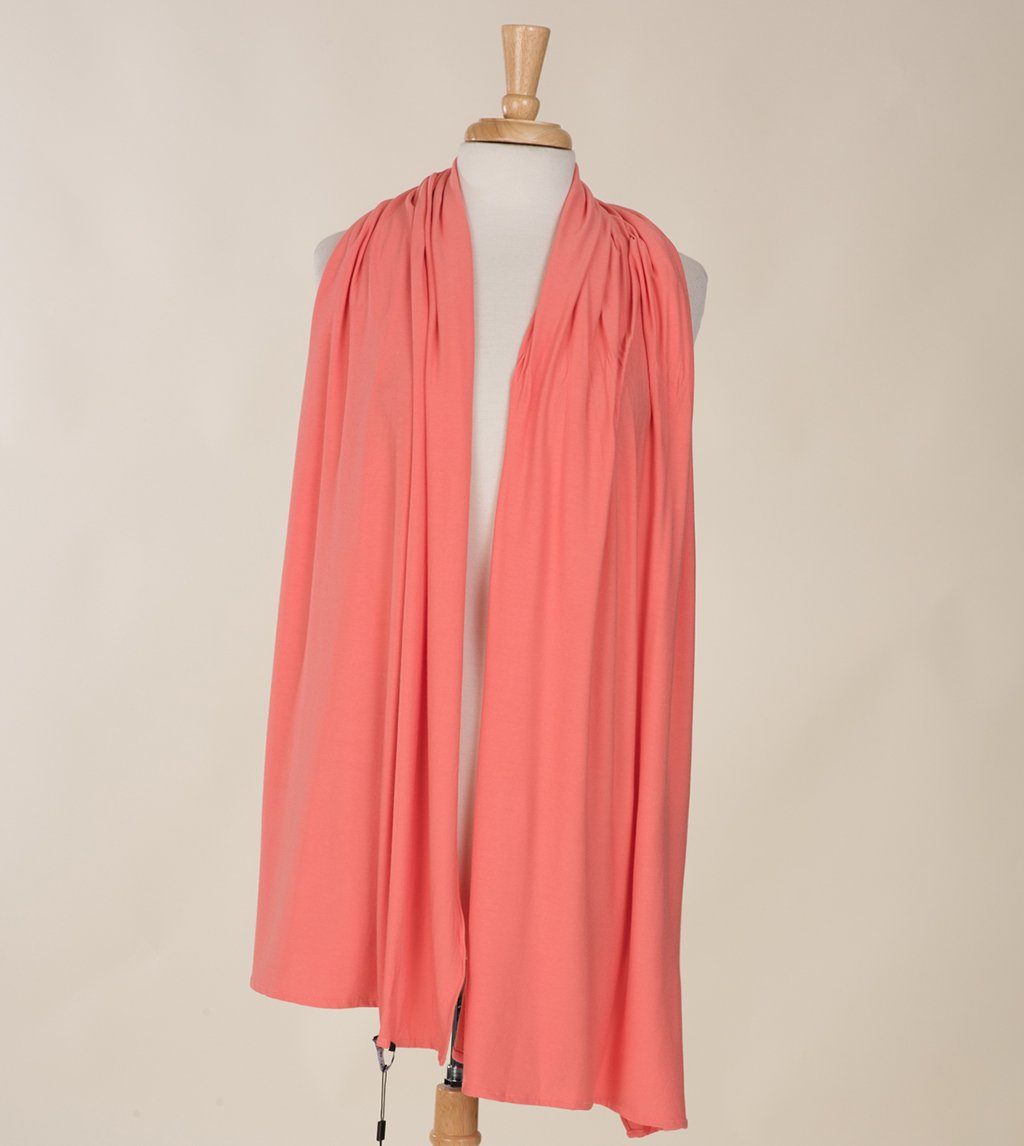 Coral Signature Jersey Hijab Kabayare