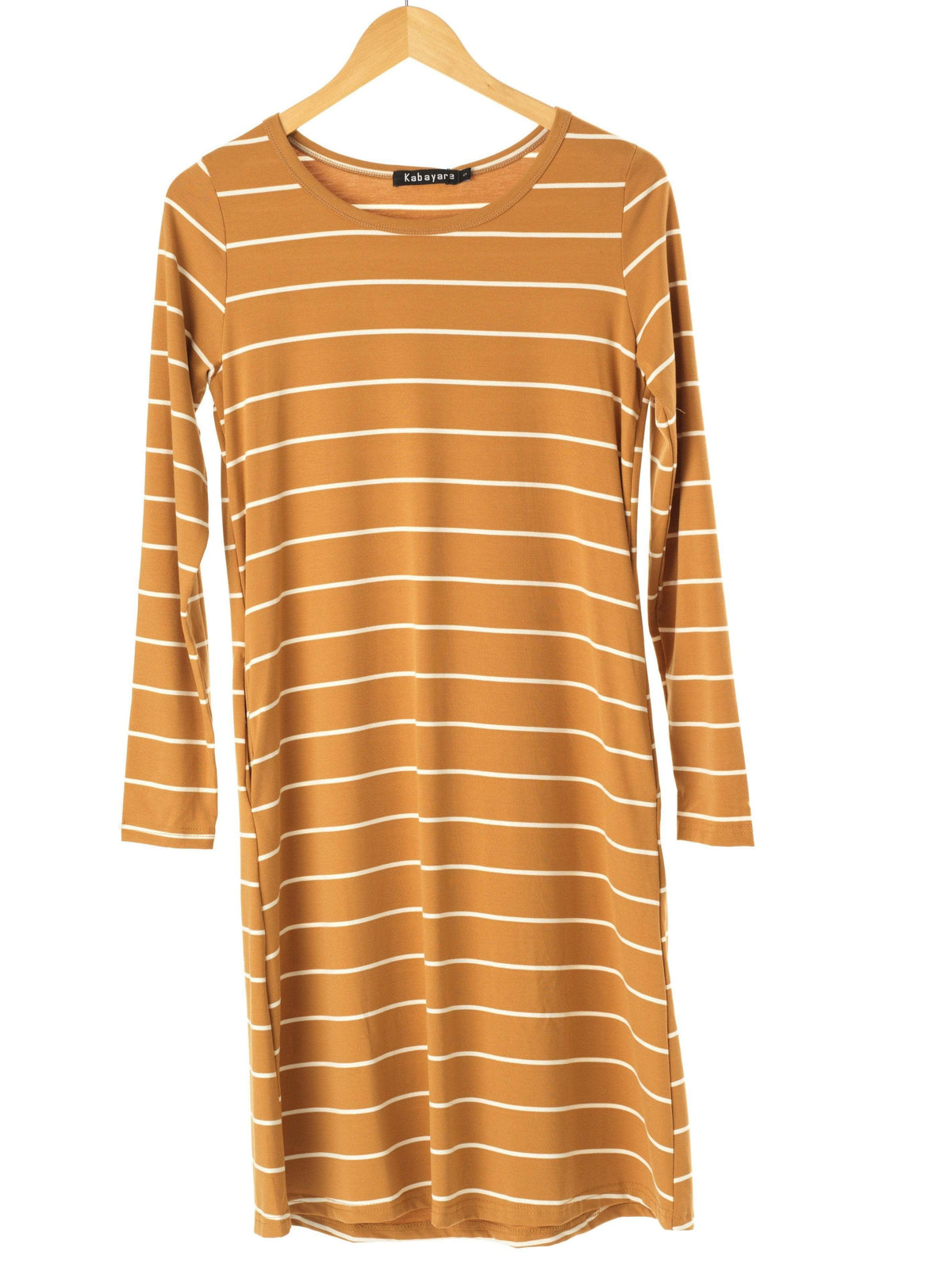 Cotton-striped midi top Kabayare