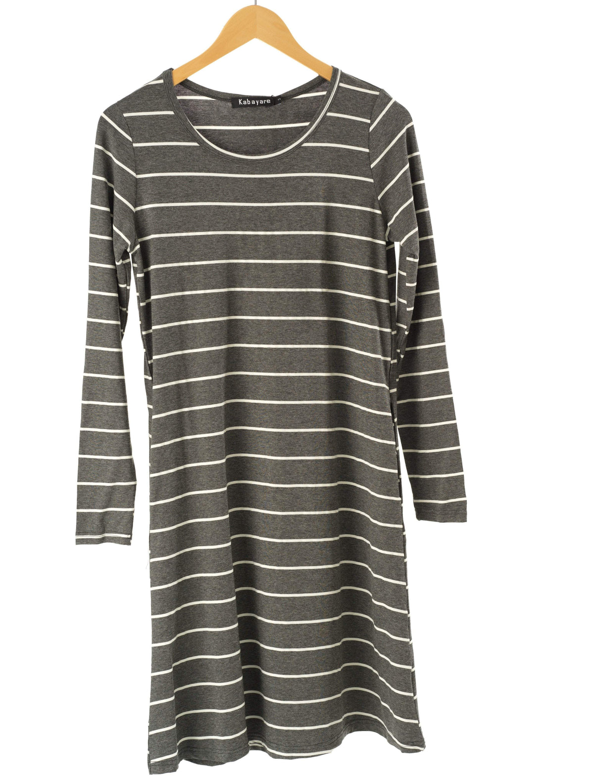 Cotton-striped midi top Kabayare