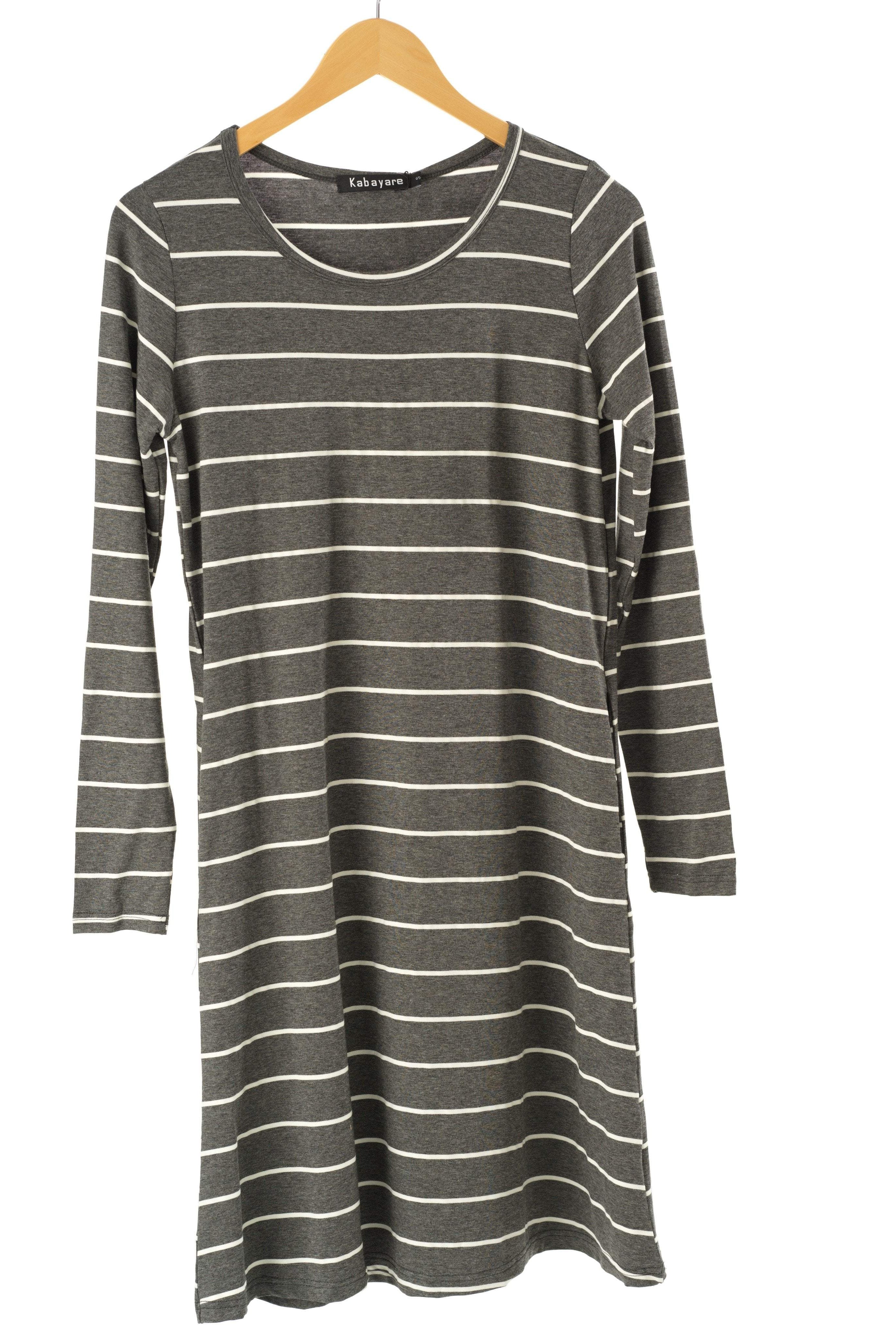 Cotton-striped midi top Kabayare
