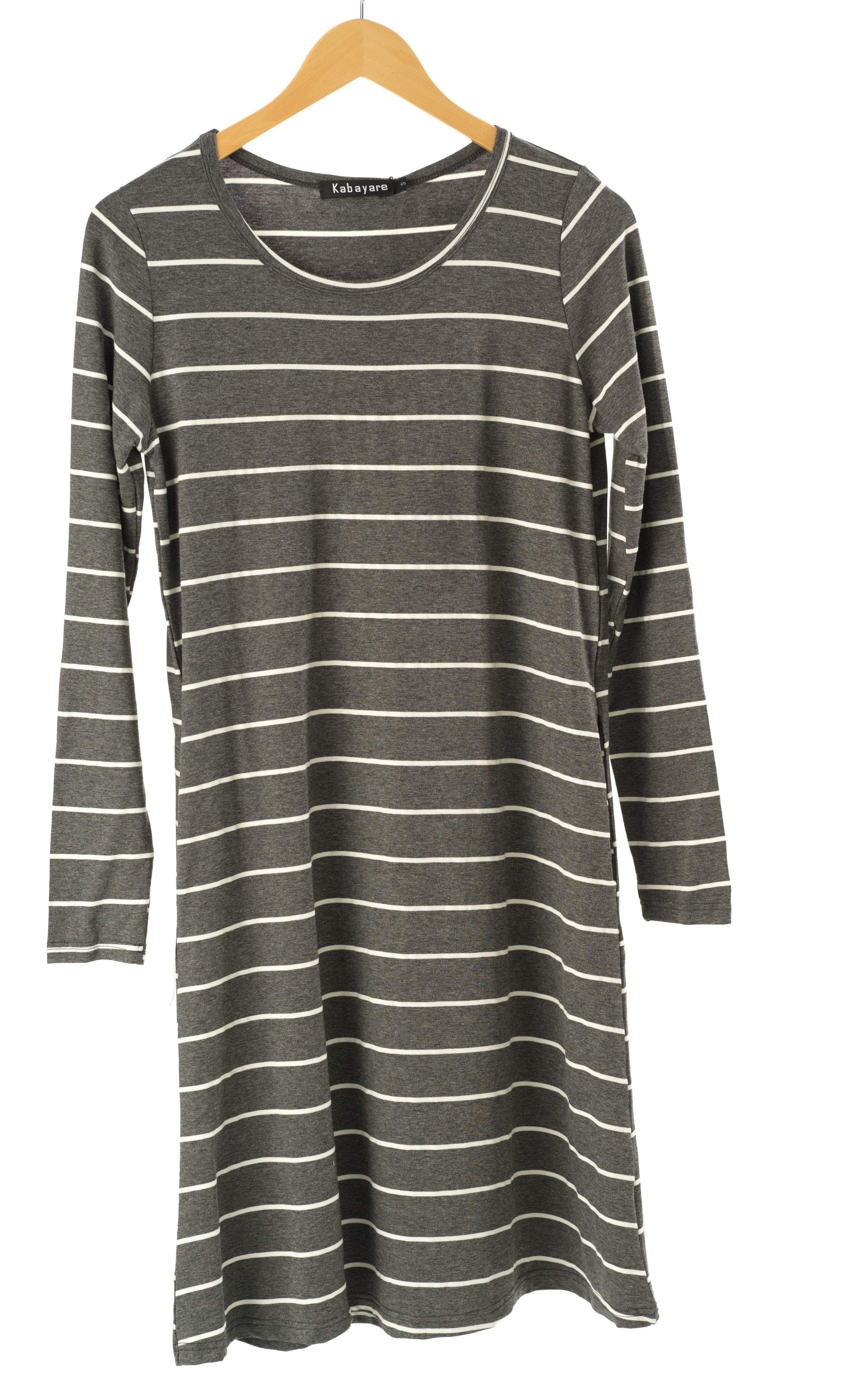Cotton-striped midi top Kabayare