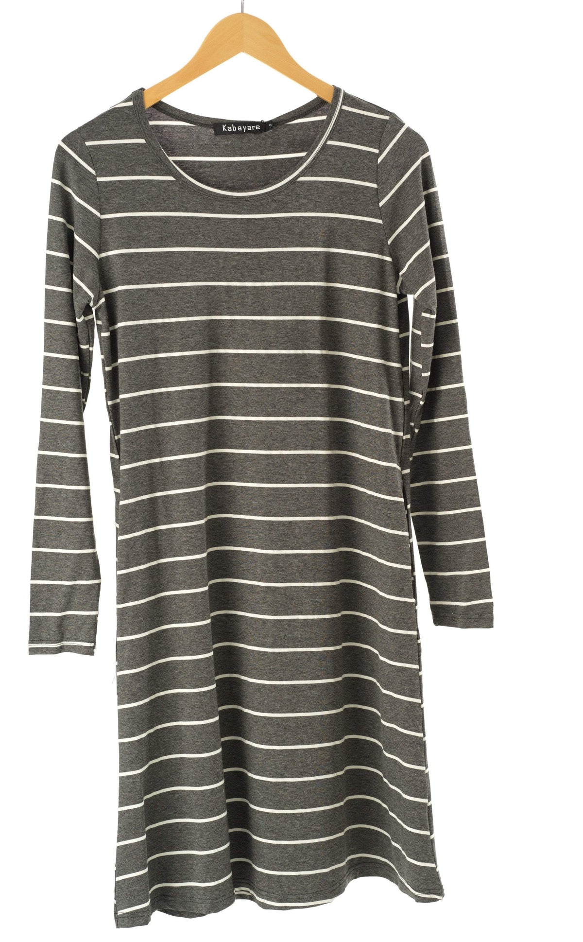Cotton-striped midi top Kabayare