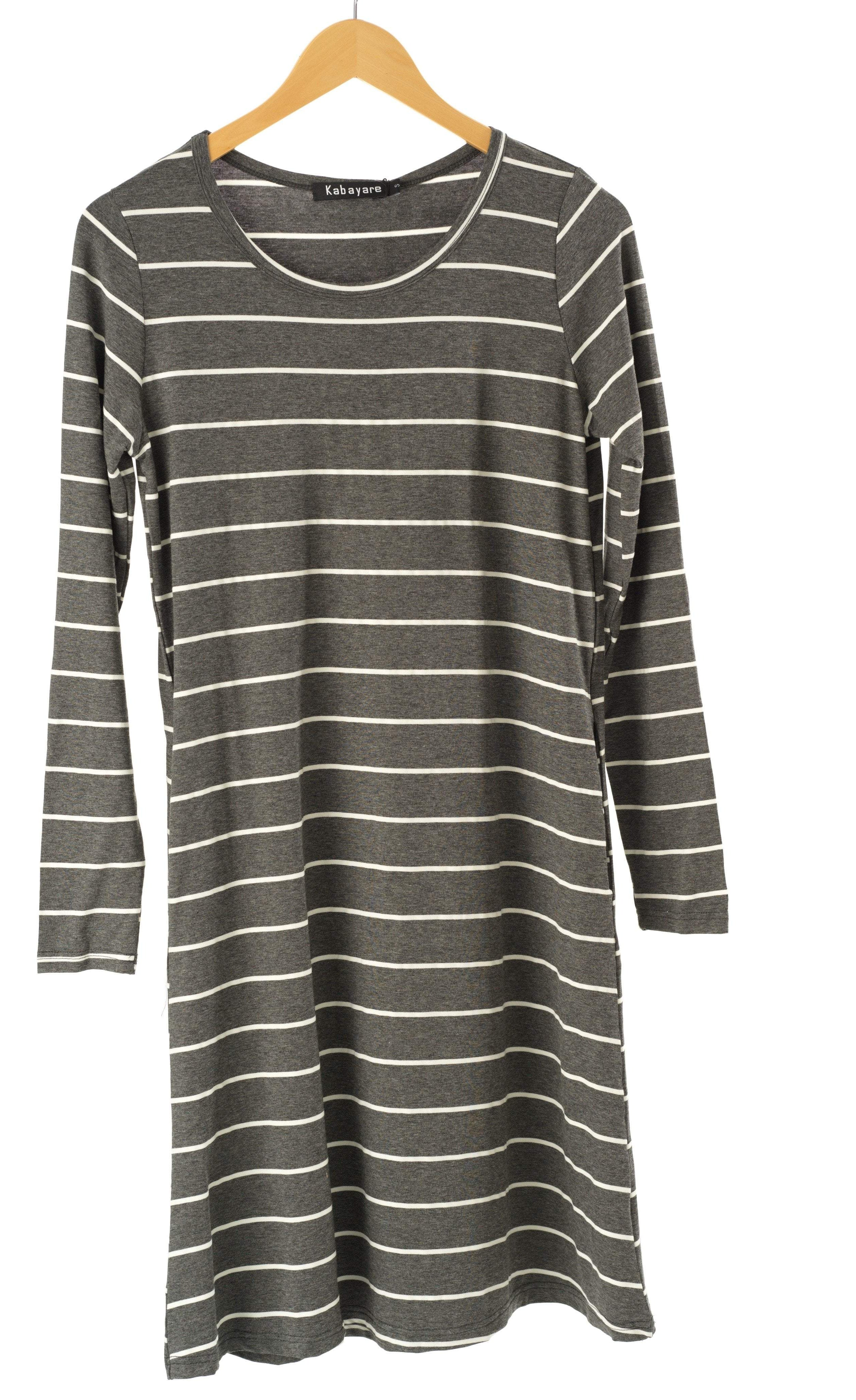Cotton-striped midi top Kabayare