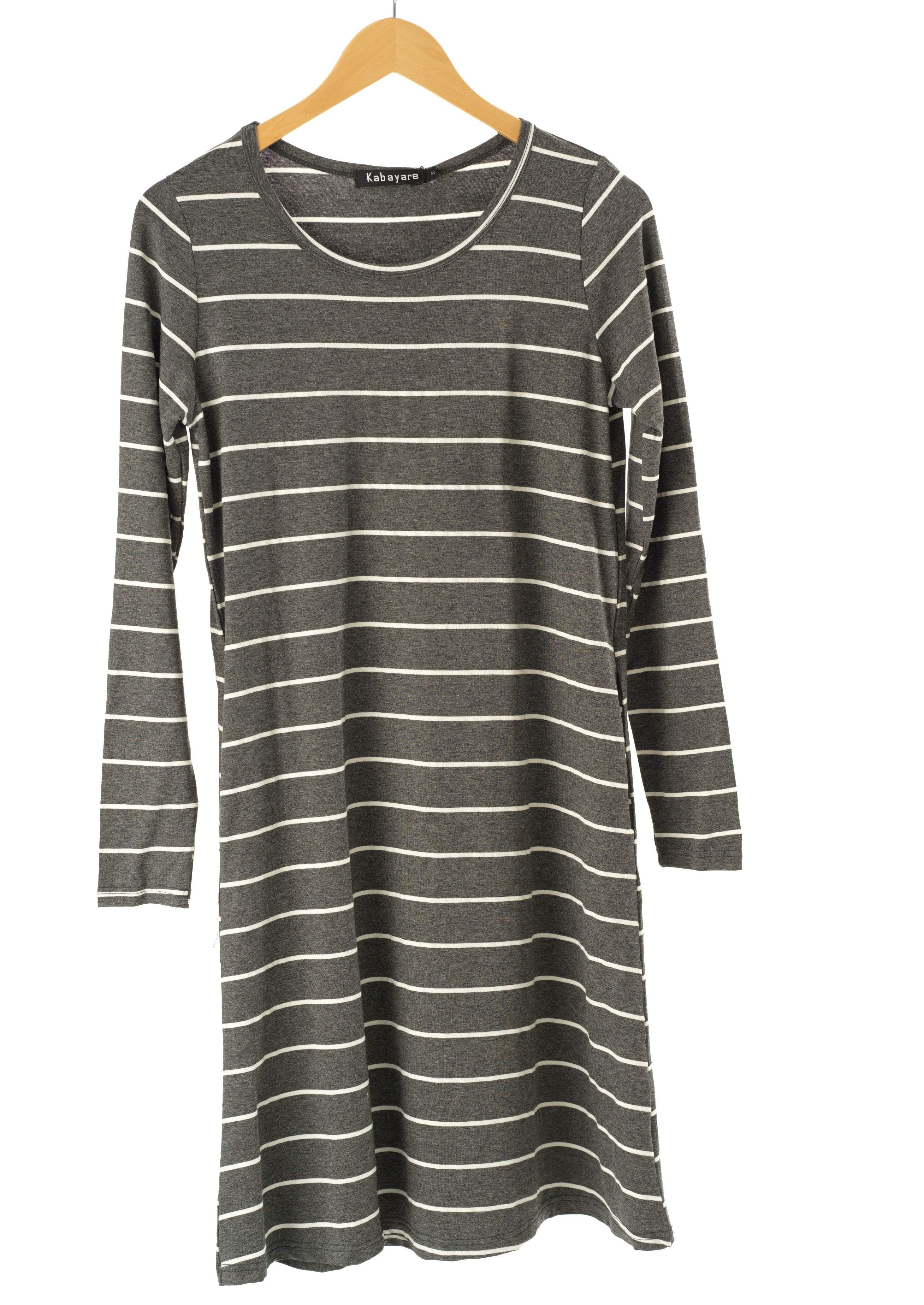 Cotton-striped midi top Kabayare
