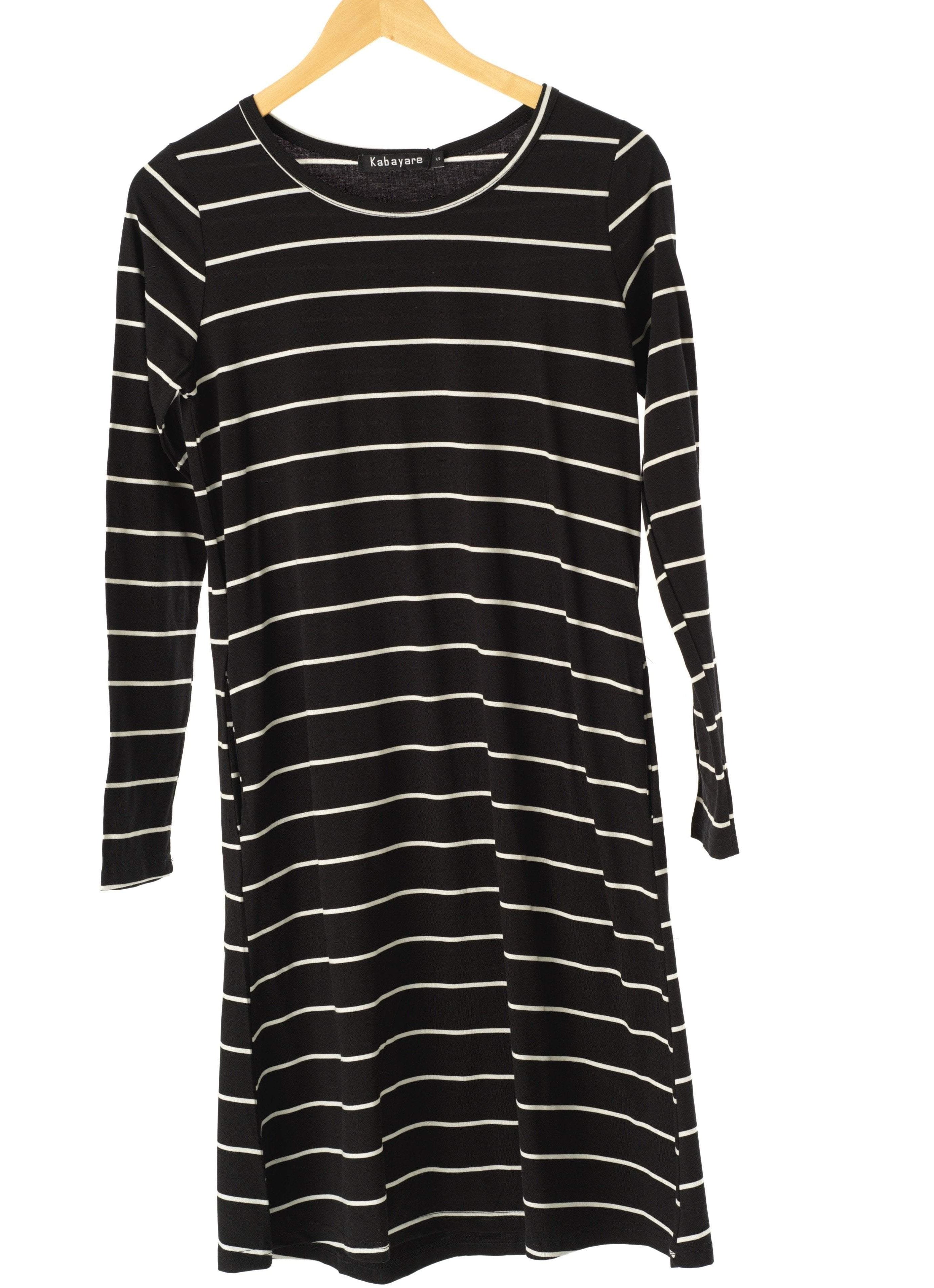 Cotton-striped midi top Kabayare