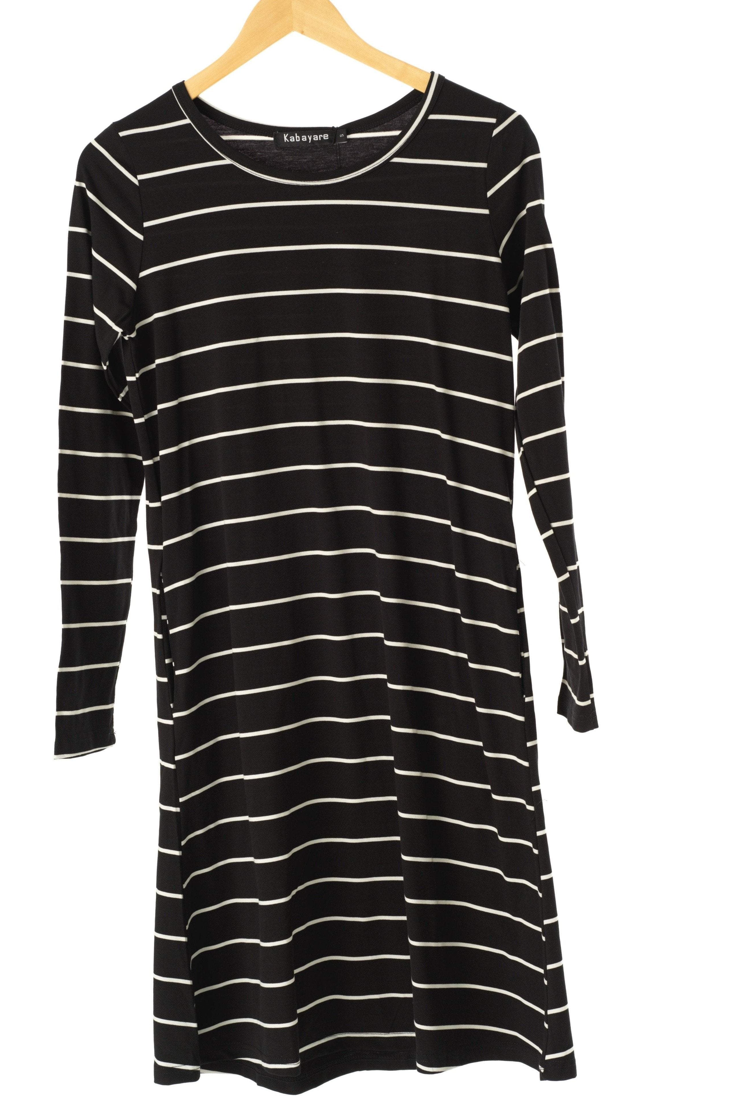 Cotton-striped midi top Kabayare