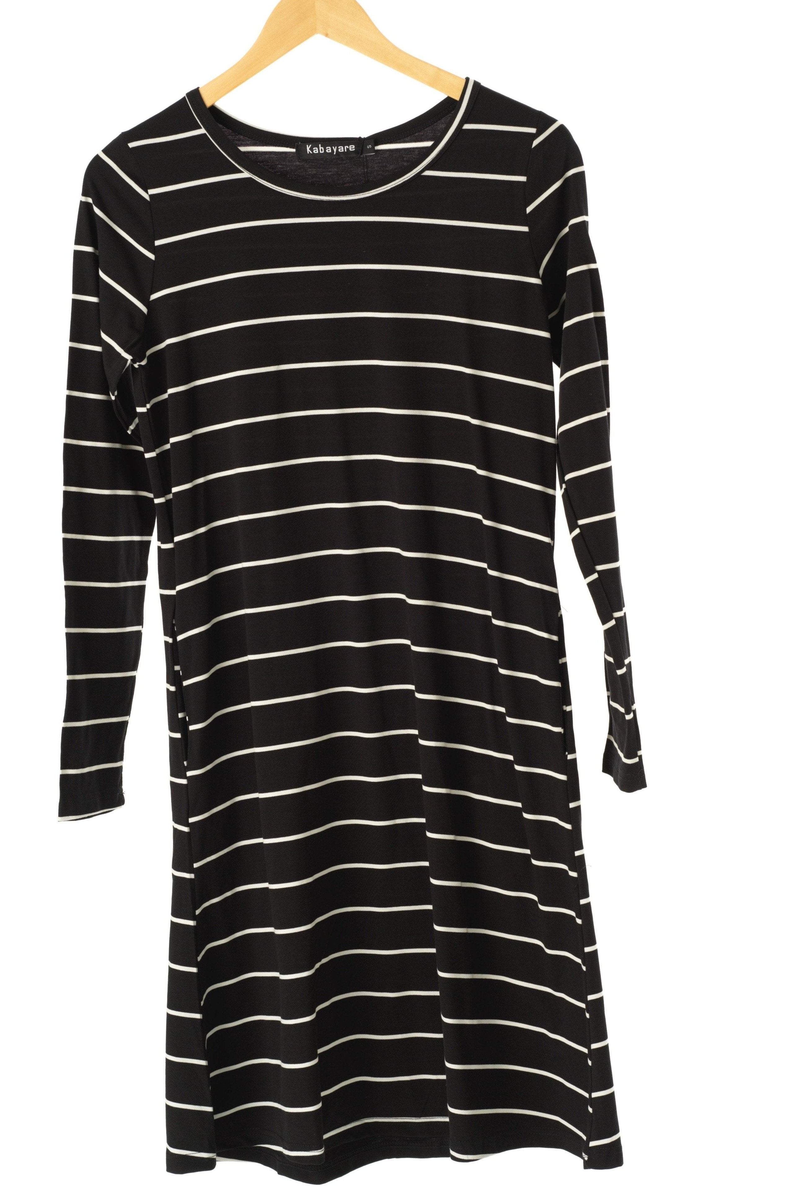 Cotton-striped midi top Kabayare