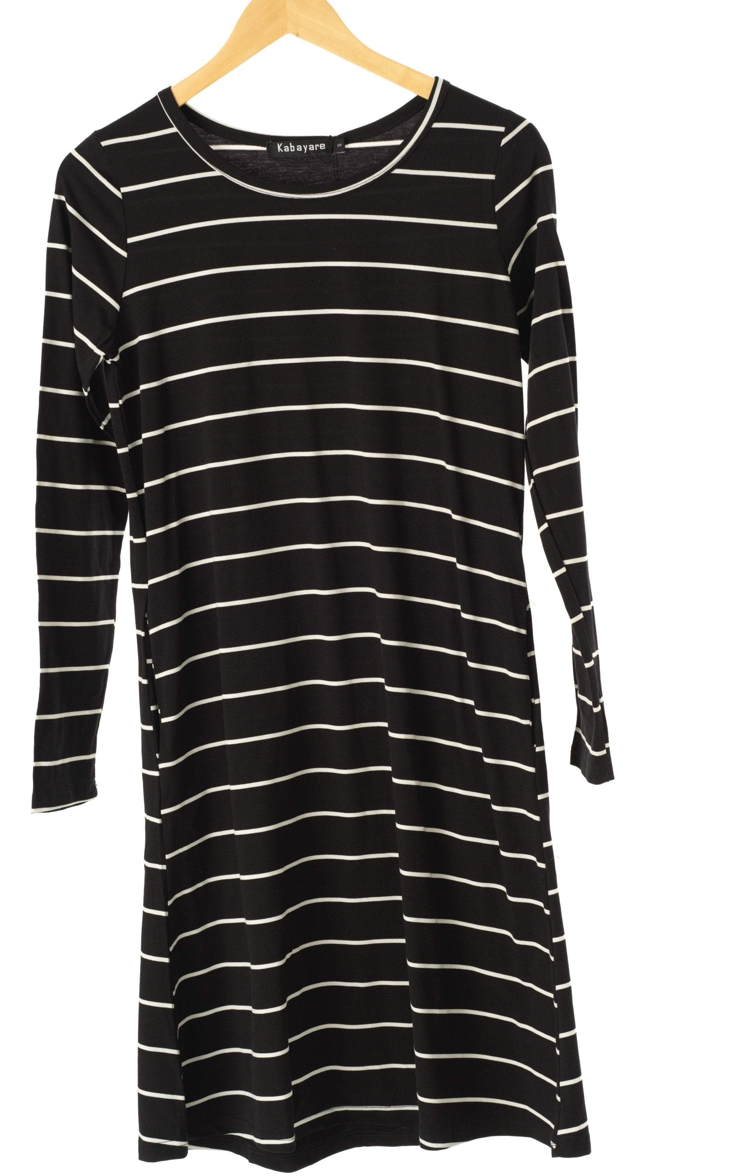 Cotton-striped midi top Kabayare
