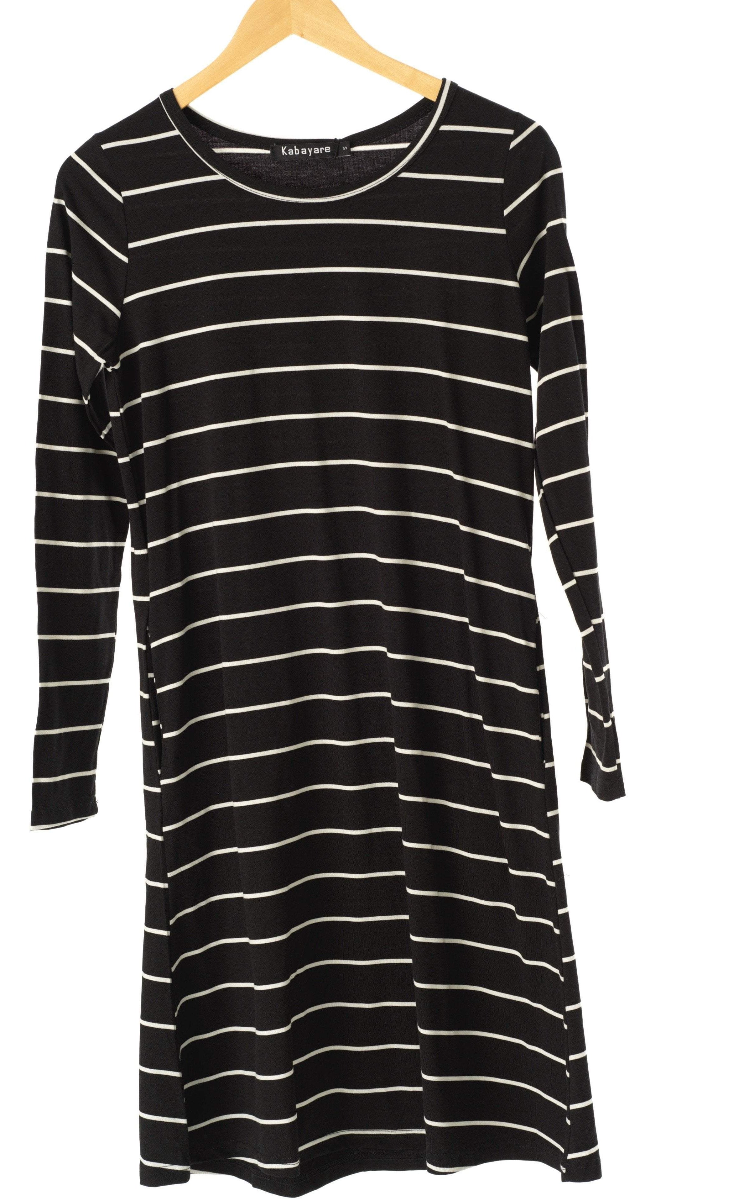 Cotton-striped midi top Kabayare